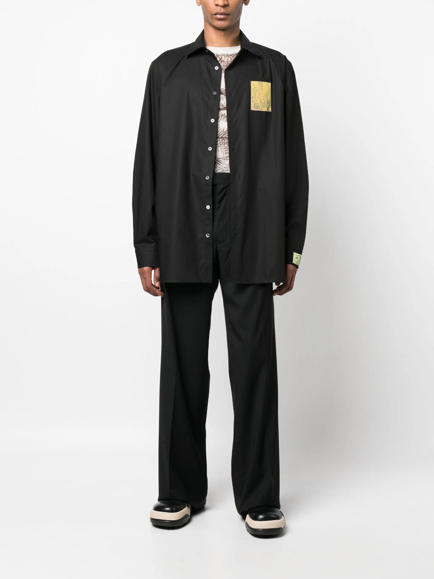 x Philippe Vandenberg artwork-patch shirt