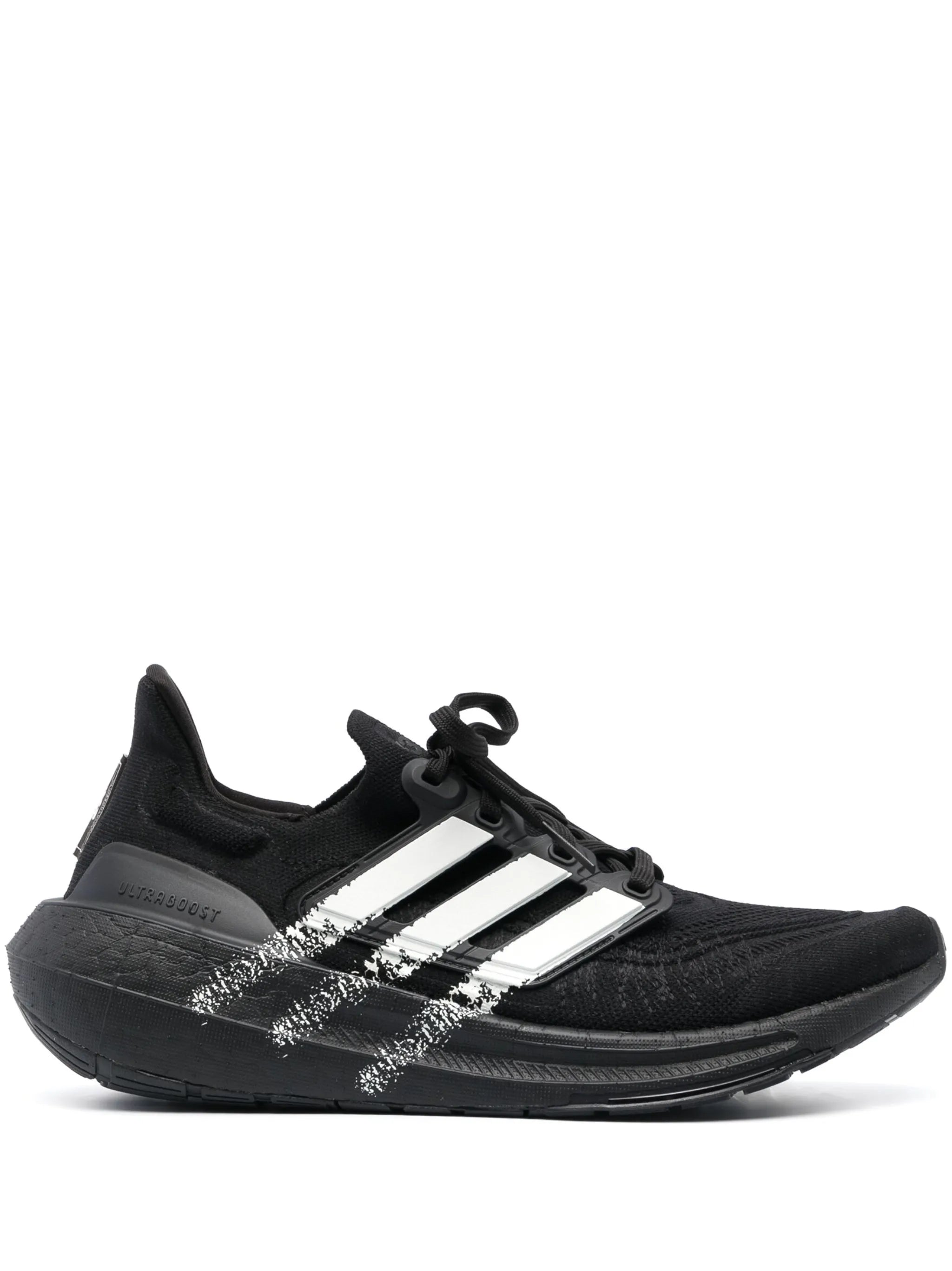 striped lace-up sneakers