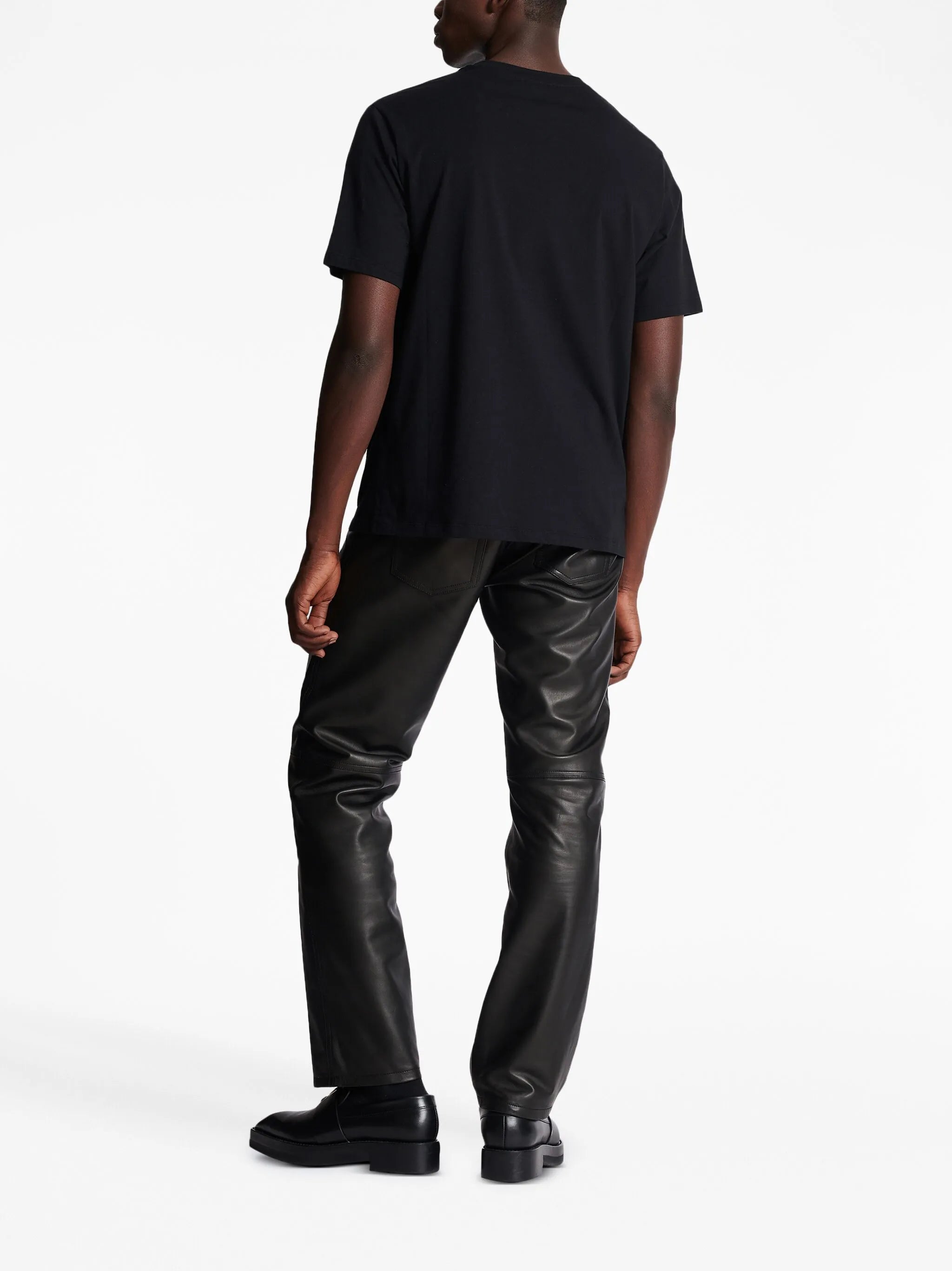 logo-embossed organic cotton T-shirt