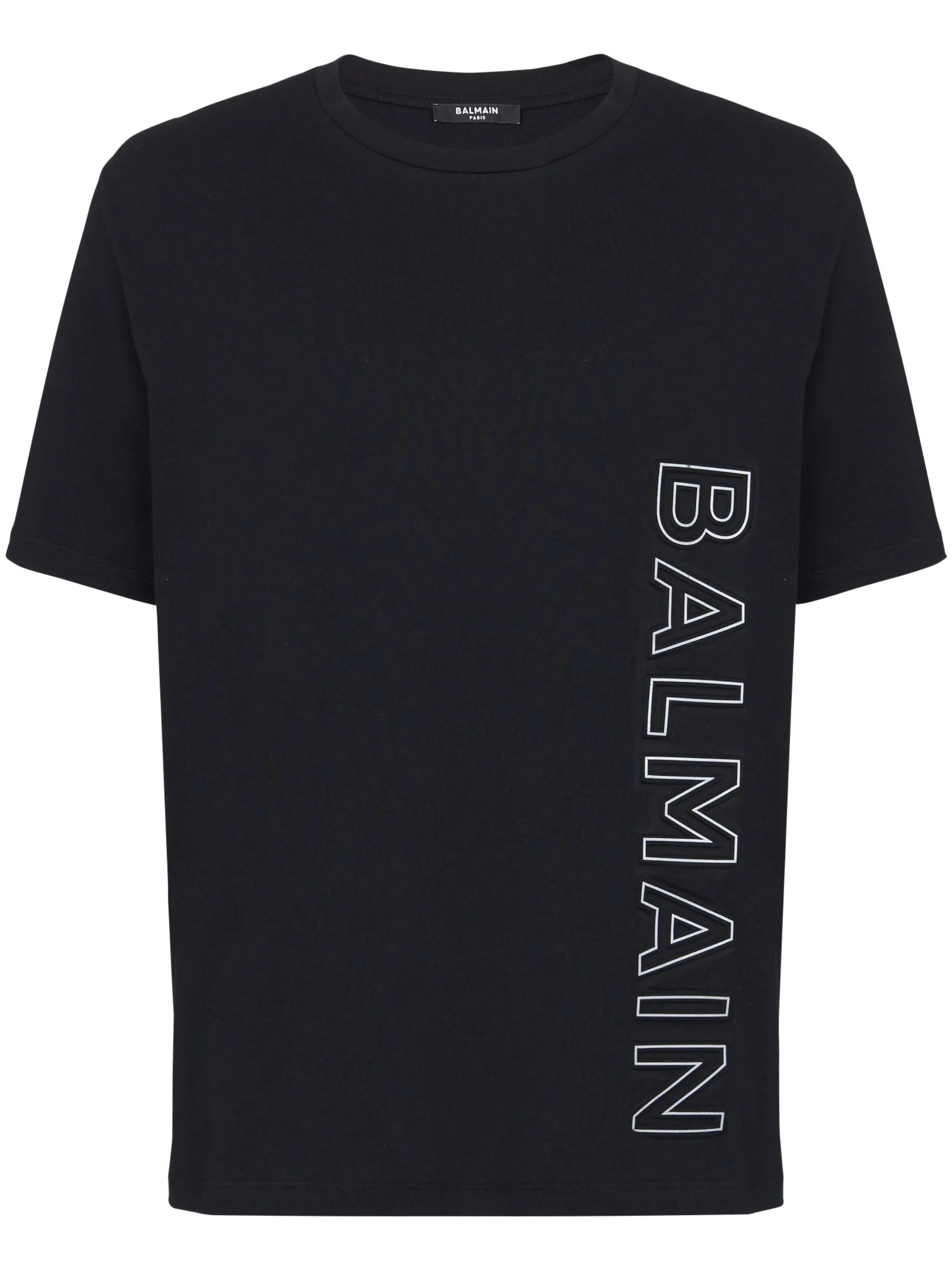logo-embossed organic cotton T-shirt