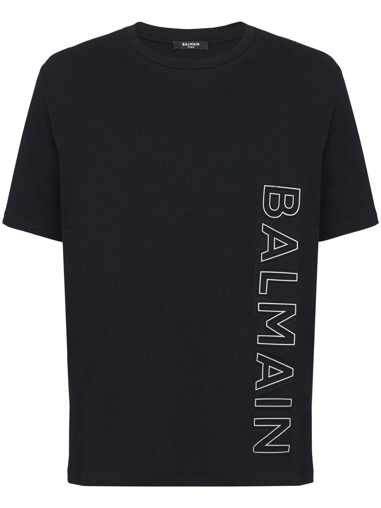 logo-embossed organic cotton T-shirt