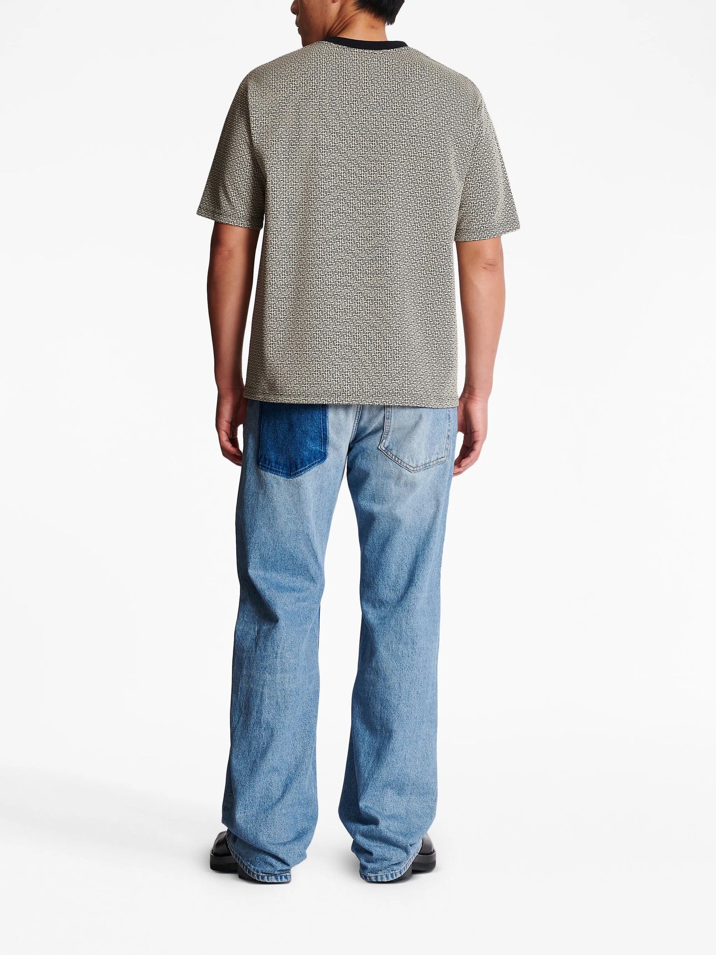 monogram-print T-shirt