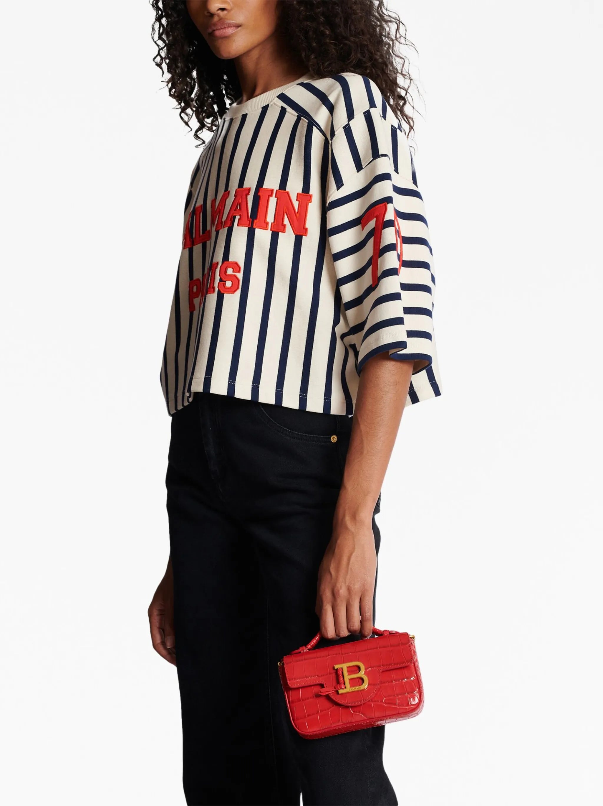 B-Buzz crocodile-effect mini bag