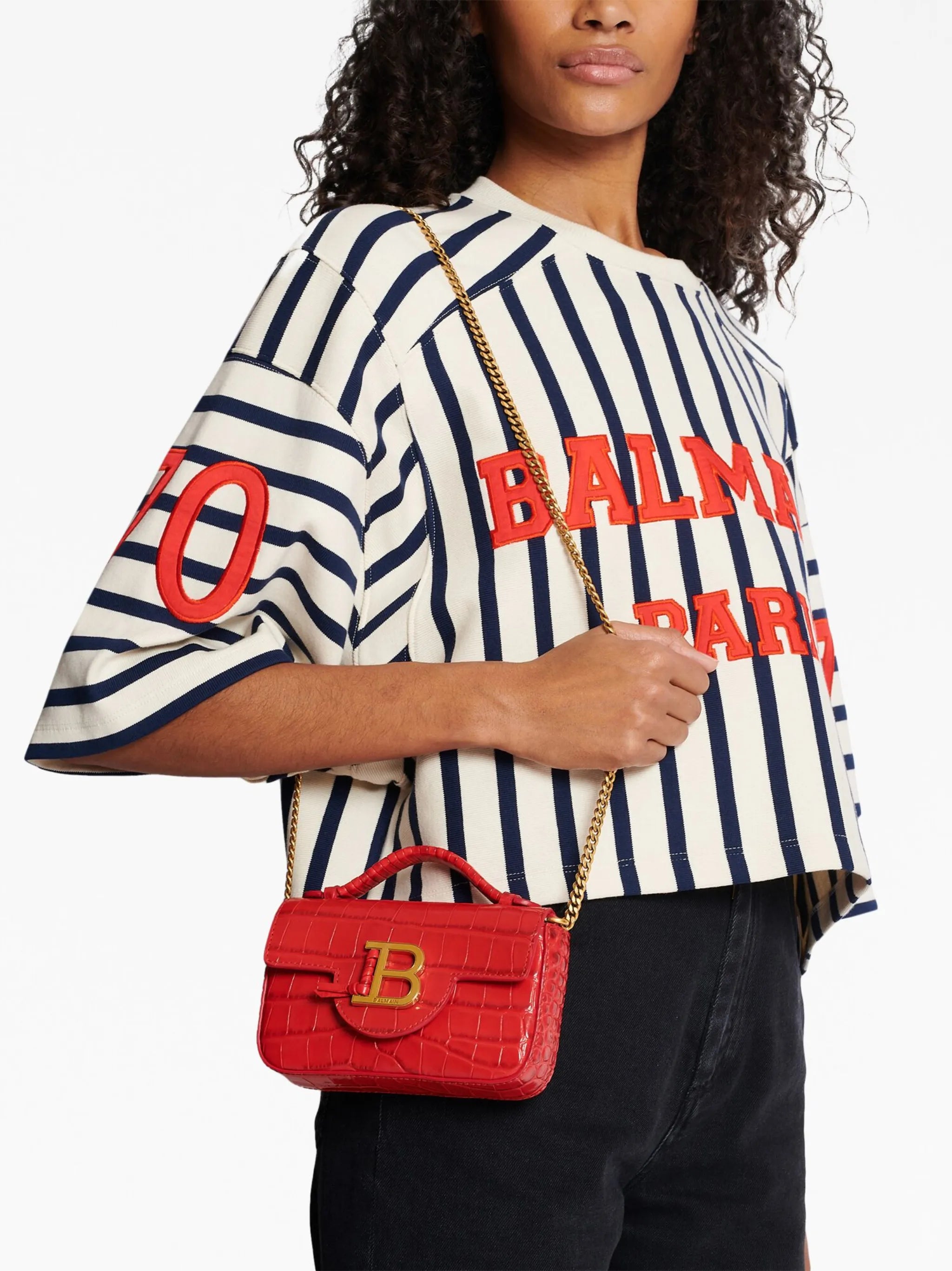 B-Buzz crocodile-effect mini bag