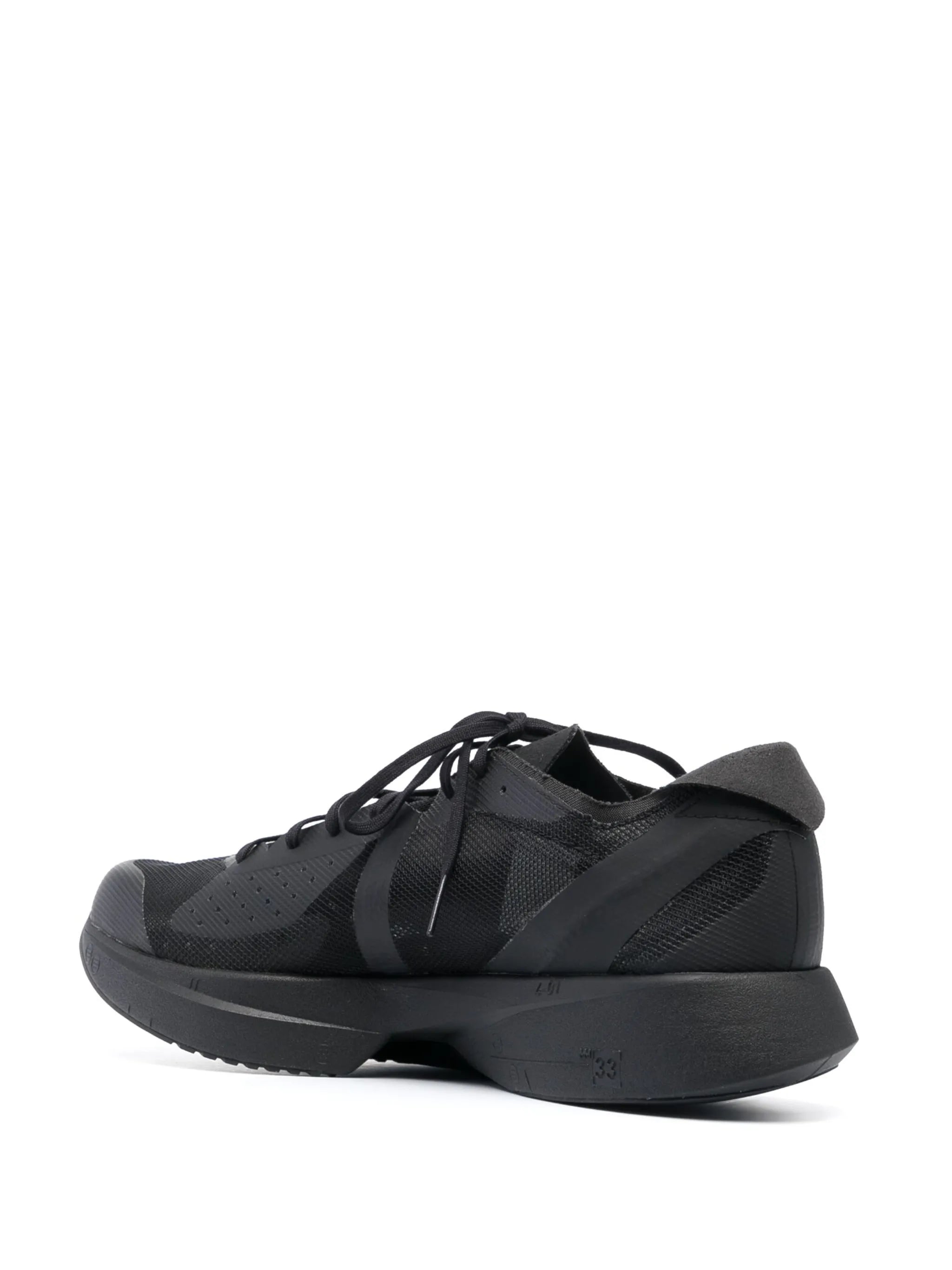 striped lace-up sneakers