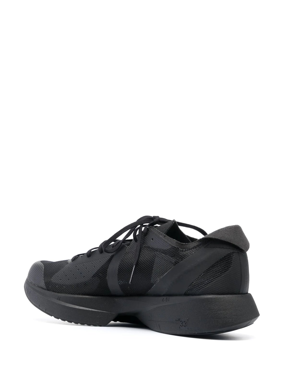striped lace-up sneakers