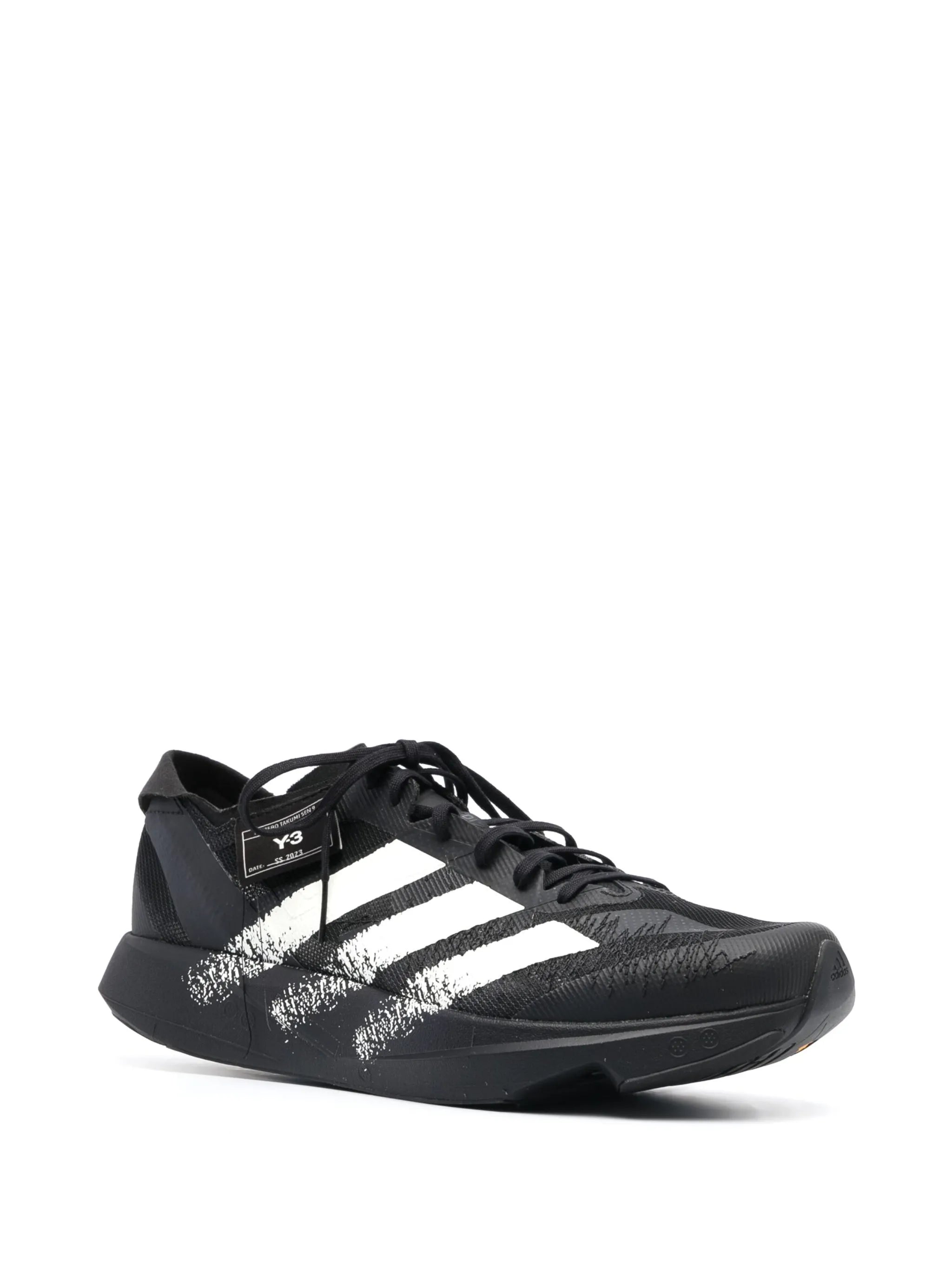 striped lace-up sneakers