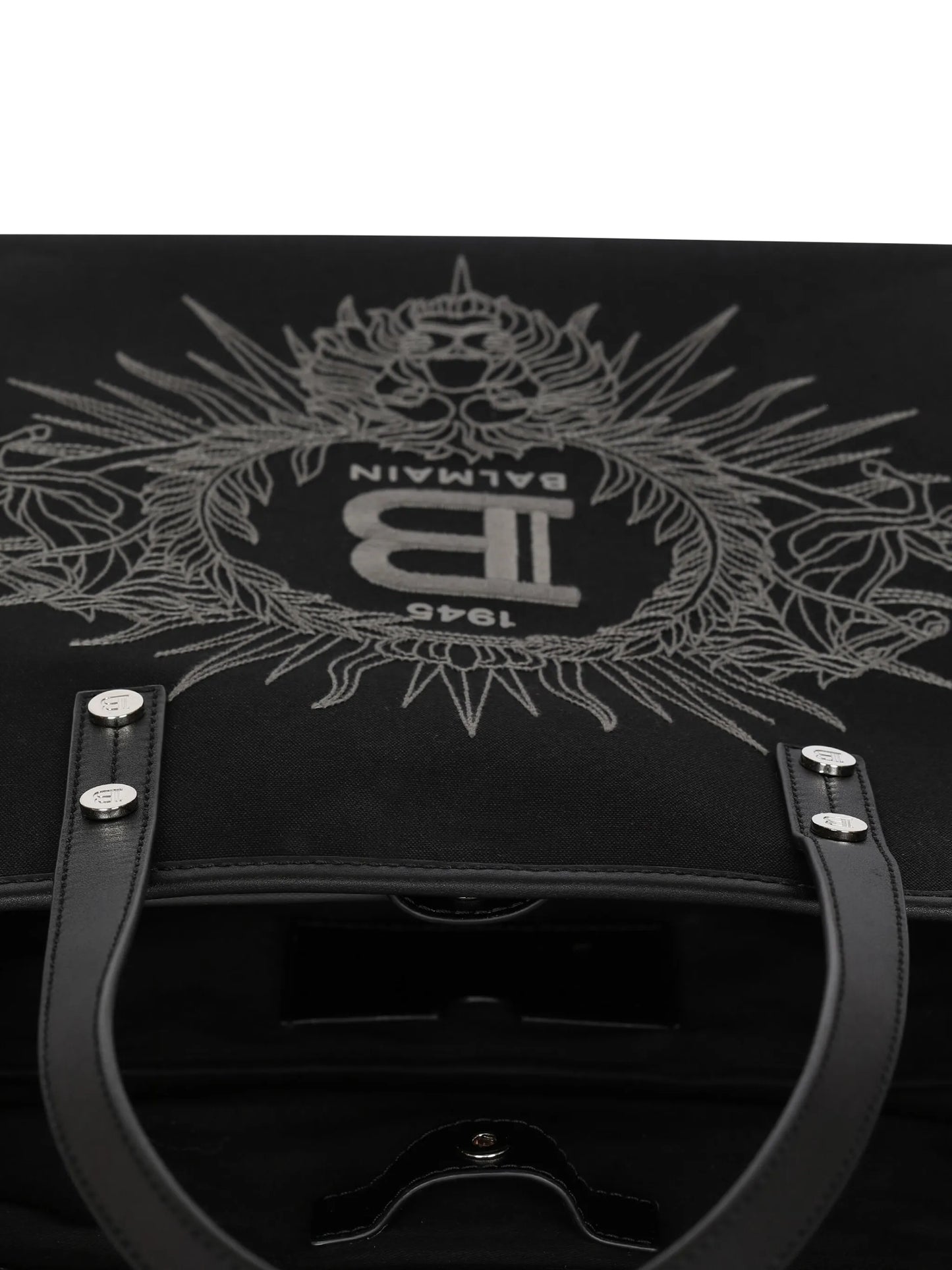 Varsity embroidered-logo tote bag