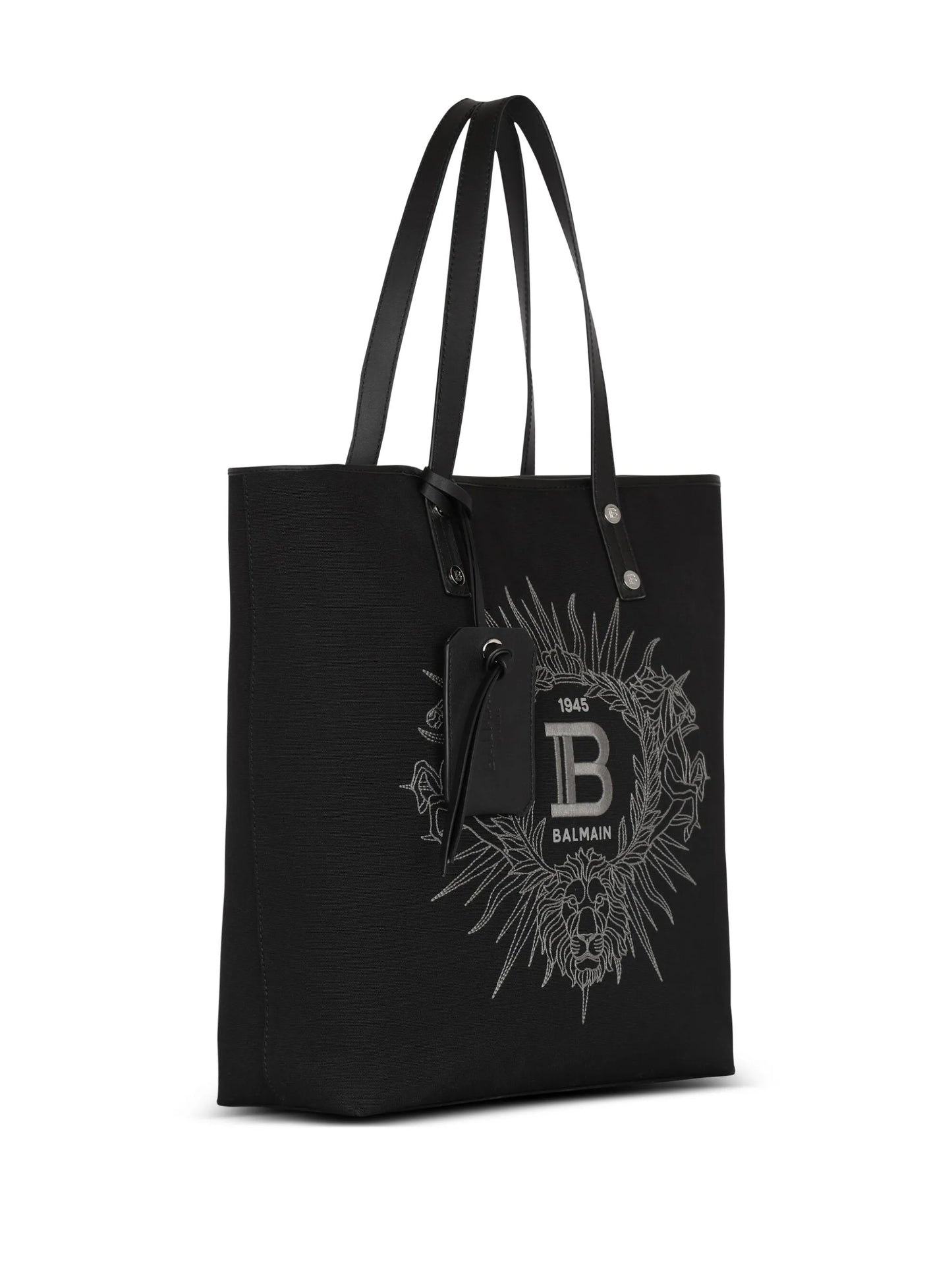 Varsity embroidered-logo tote bag