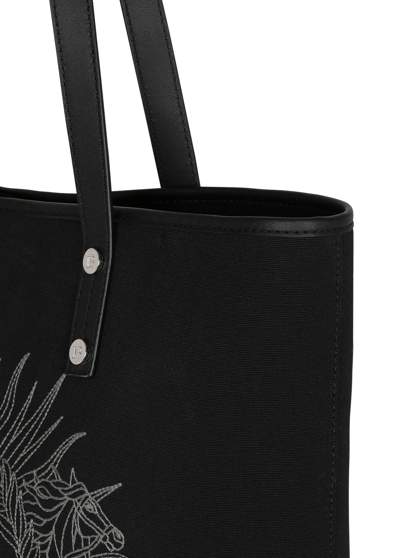 Varsity embroidered-logo tote bag