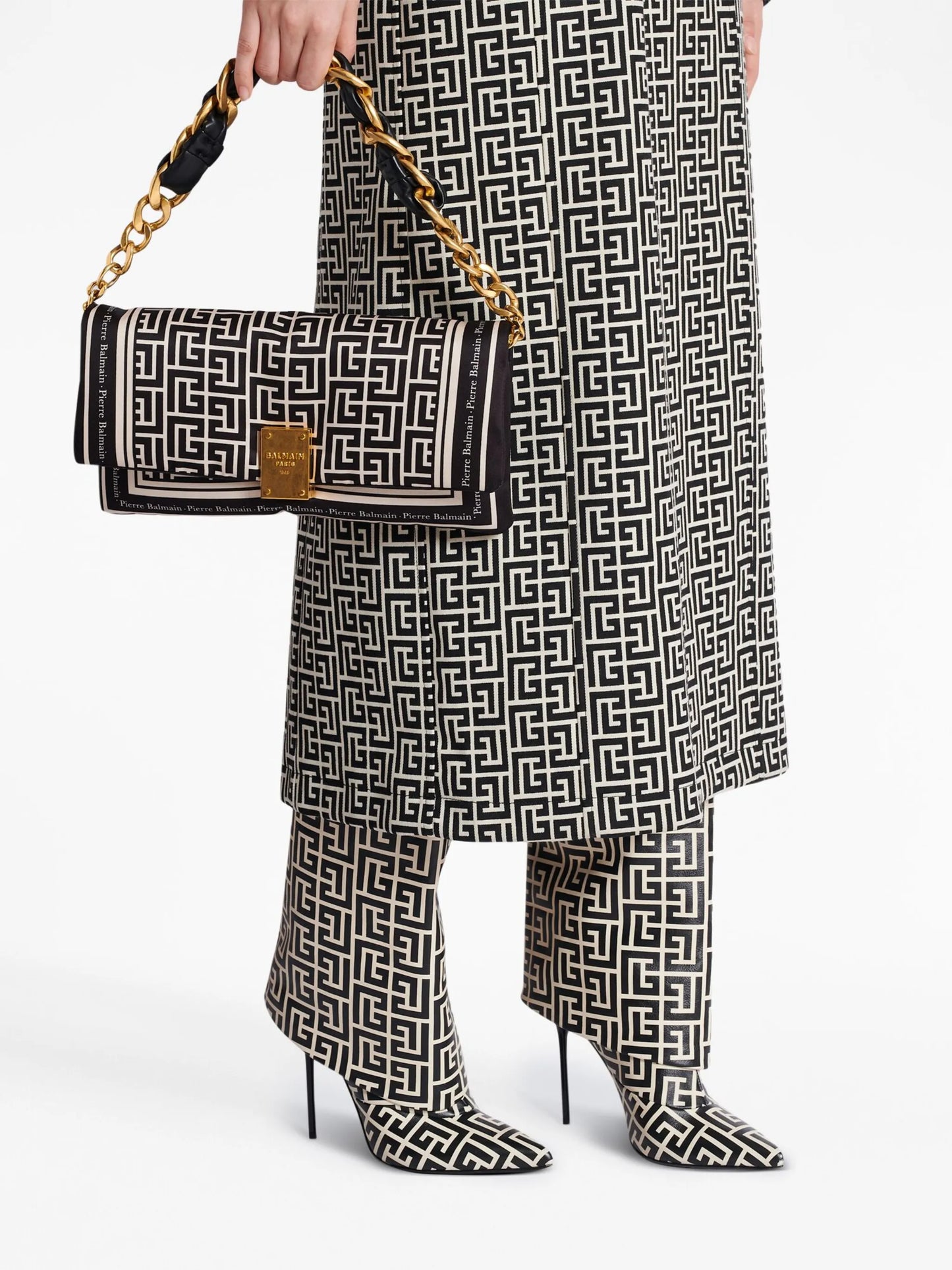 1945 Soft monogram-print clutch bag
