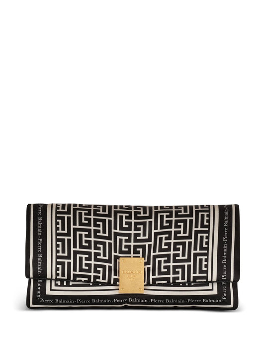 1945 Soft monogram-print clutch bag