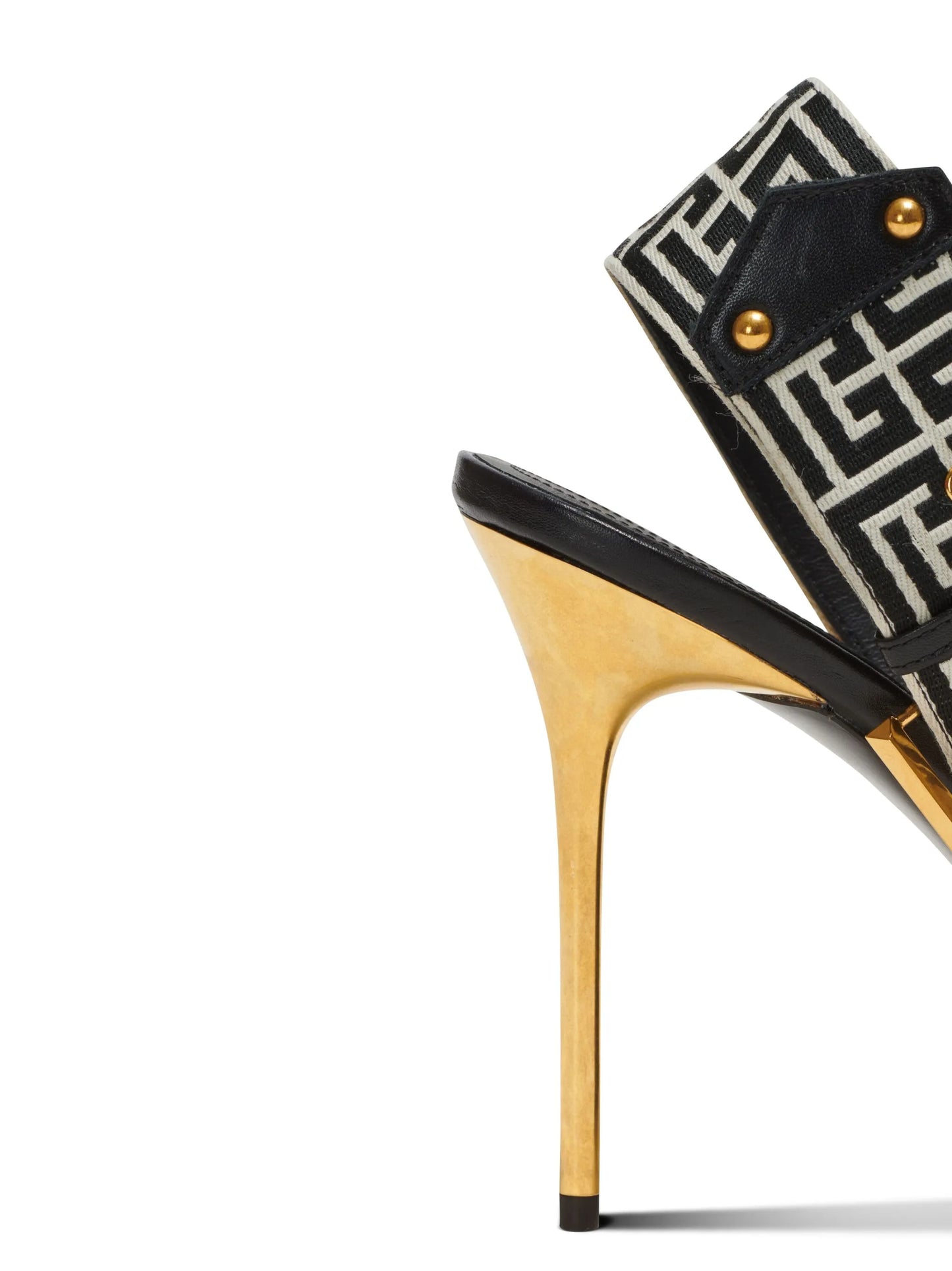 Ruby monogram slingback pumps