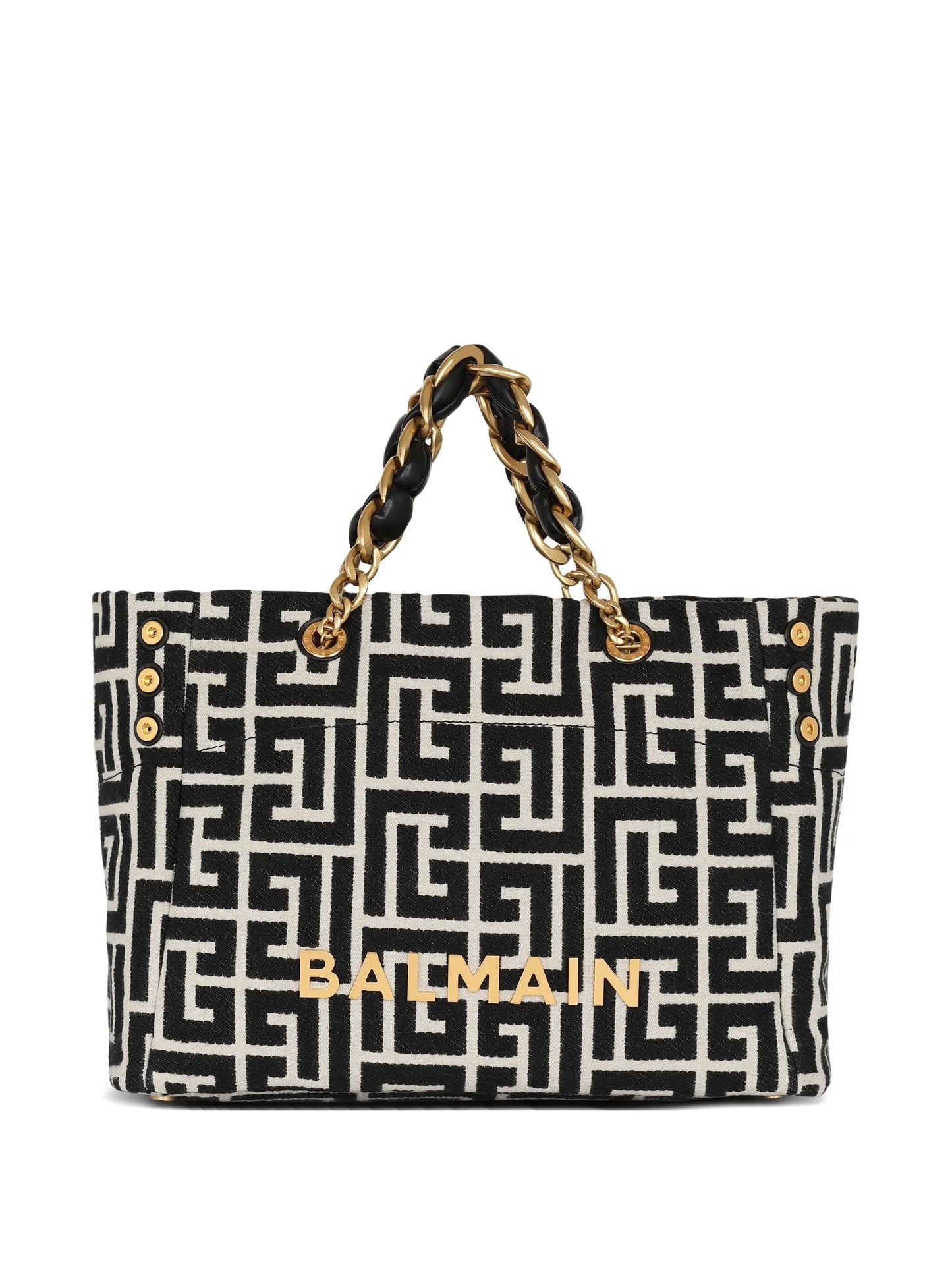 logo-plaque tote bag