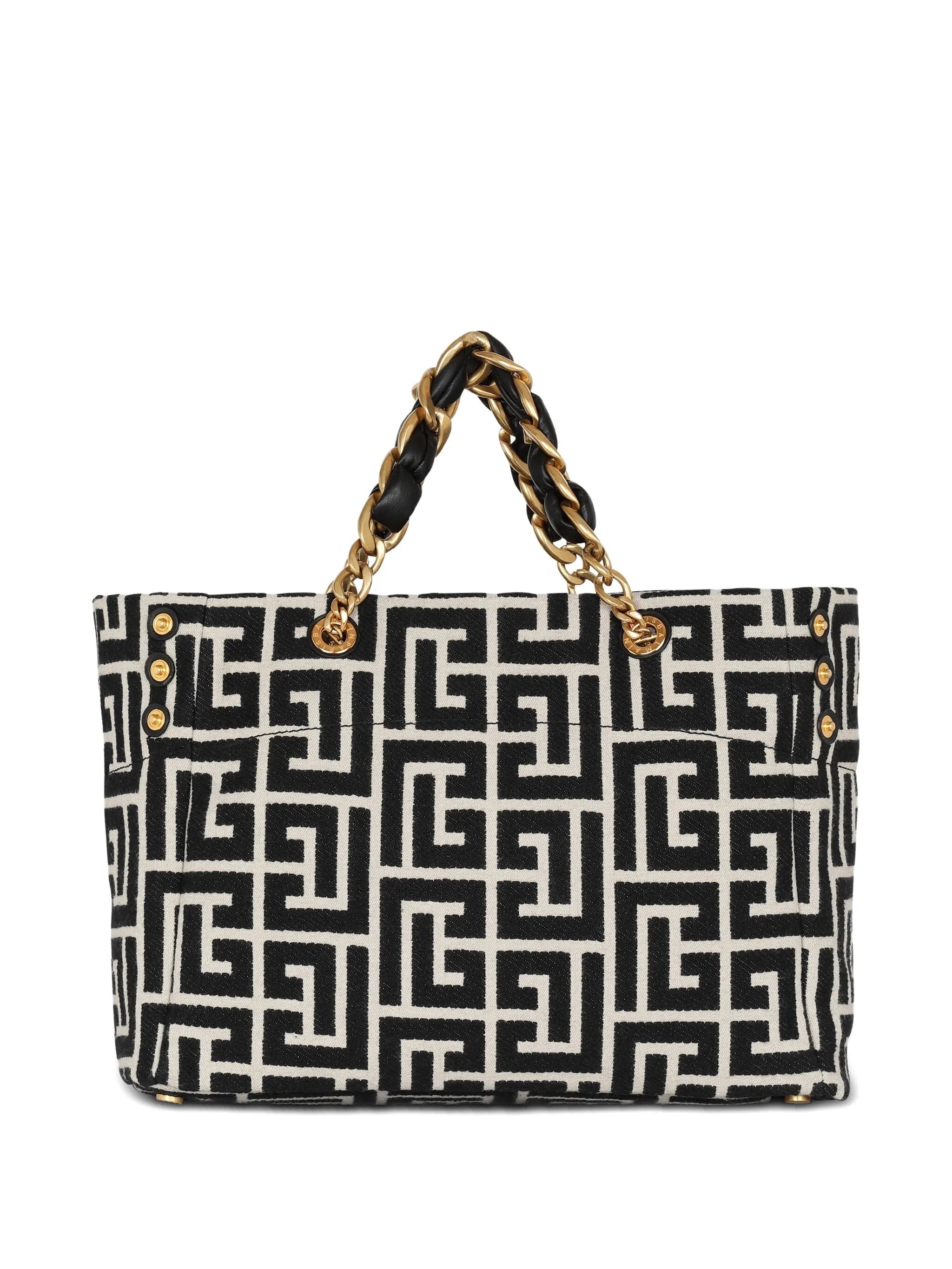 logo-plaque tote bag