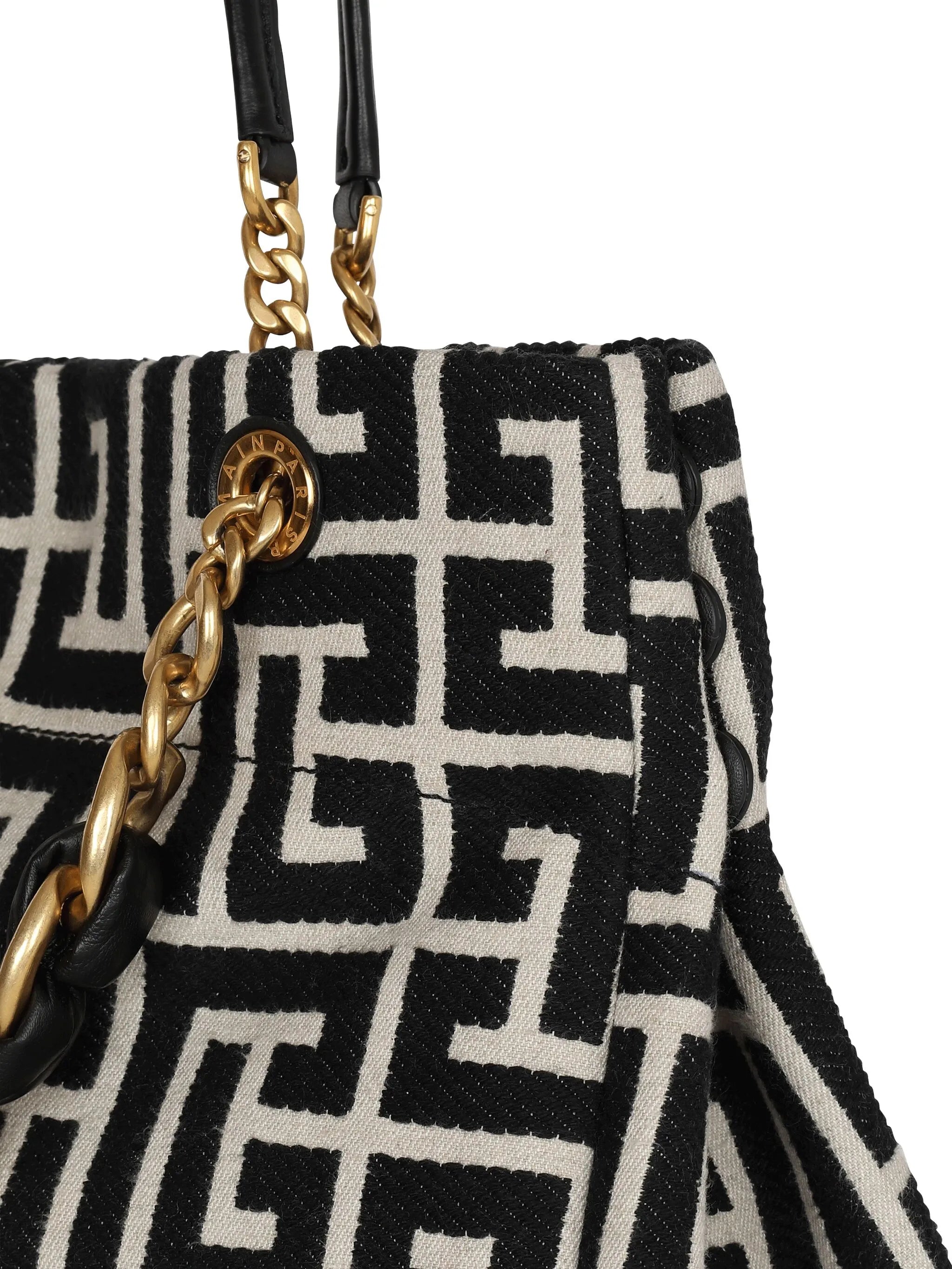 logo-plaque tote bag