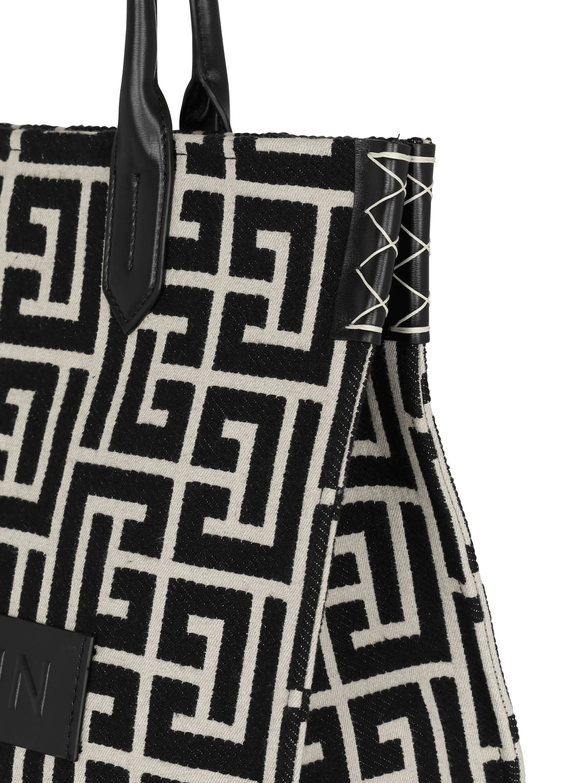 monogram-jacquard medium shopper bag