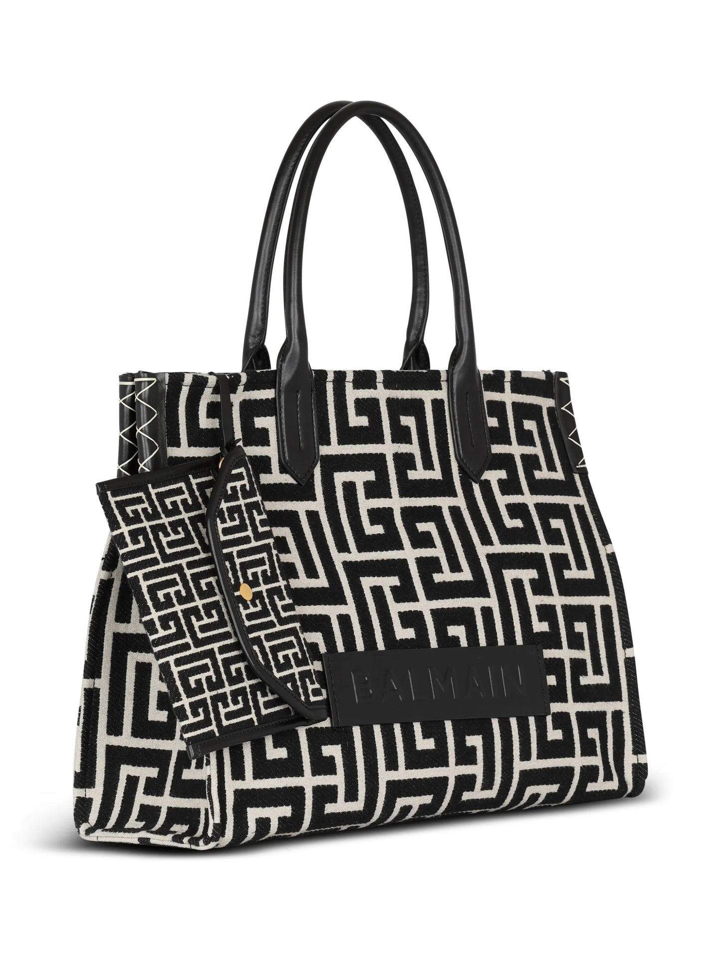 monogram-jacquard medium shopper bag