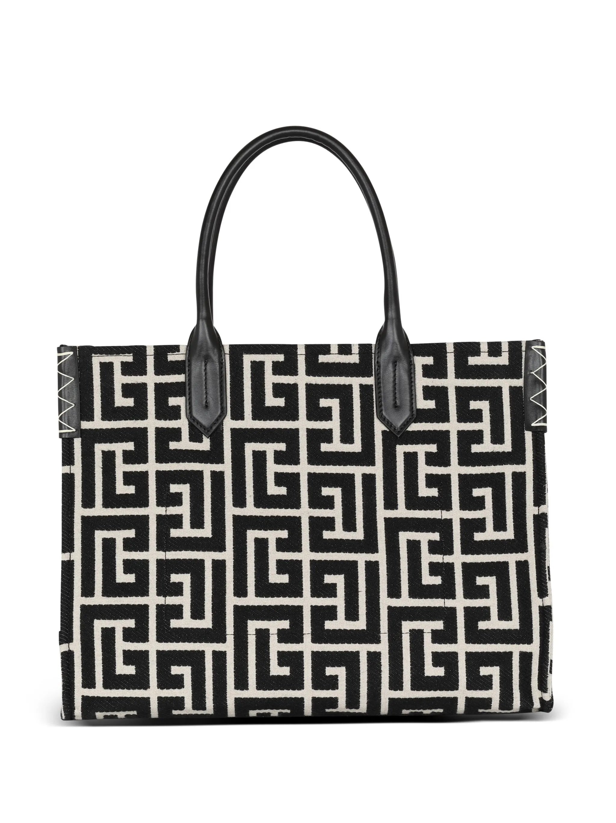 monogram-jacquard medium shopper bag
