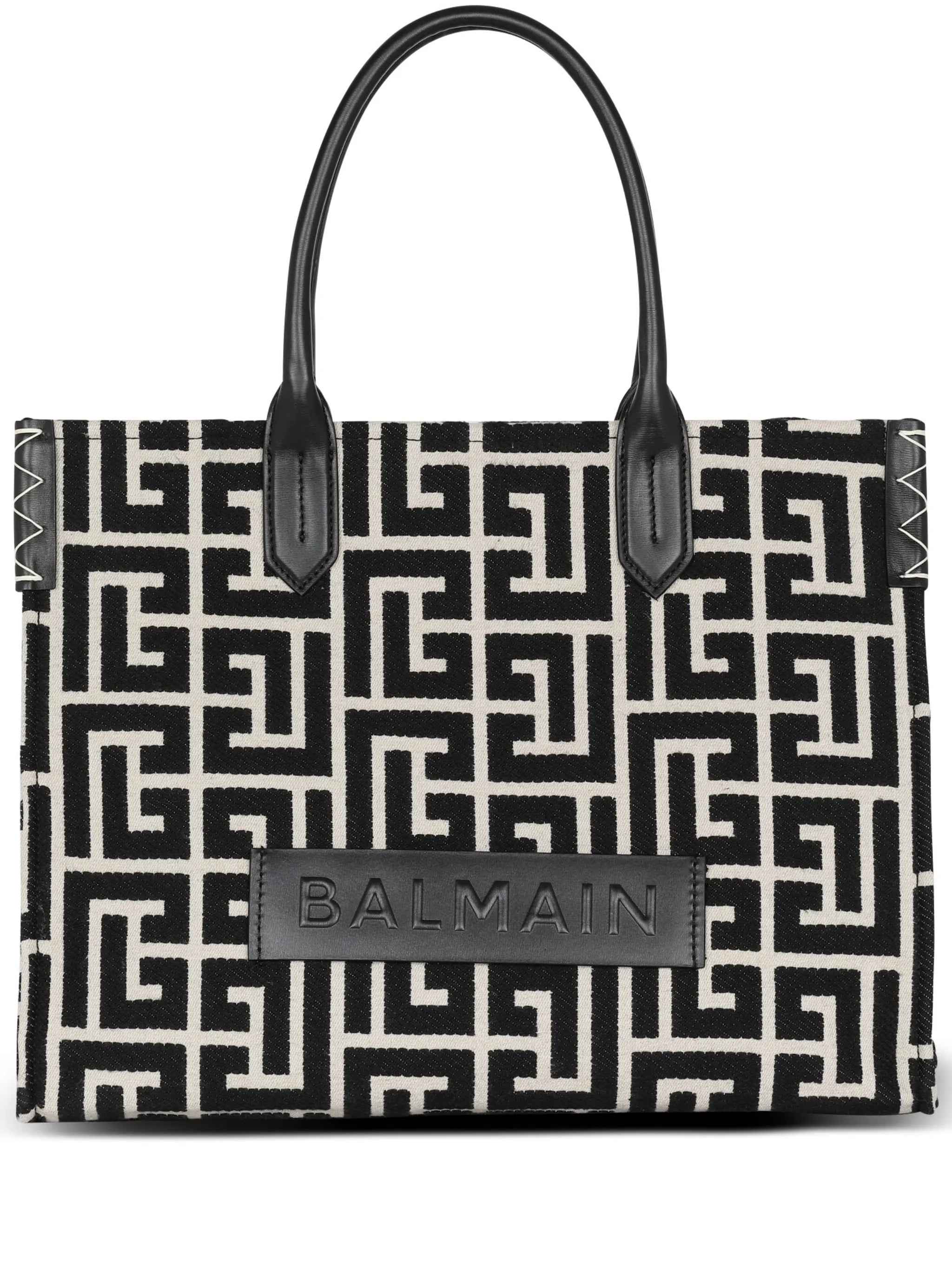 monogram-jacquard medium shopper bag