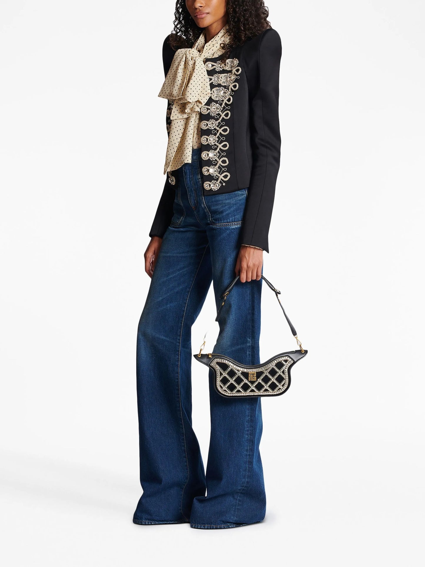 Blaze crystal-embellished shoulder bag