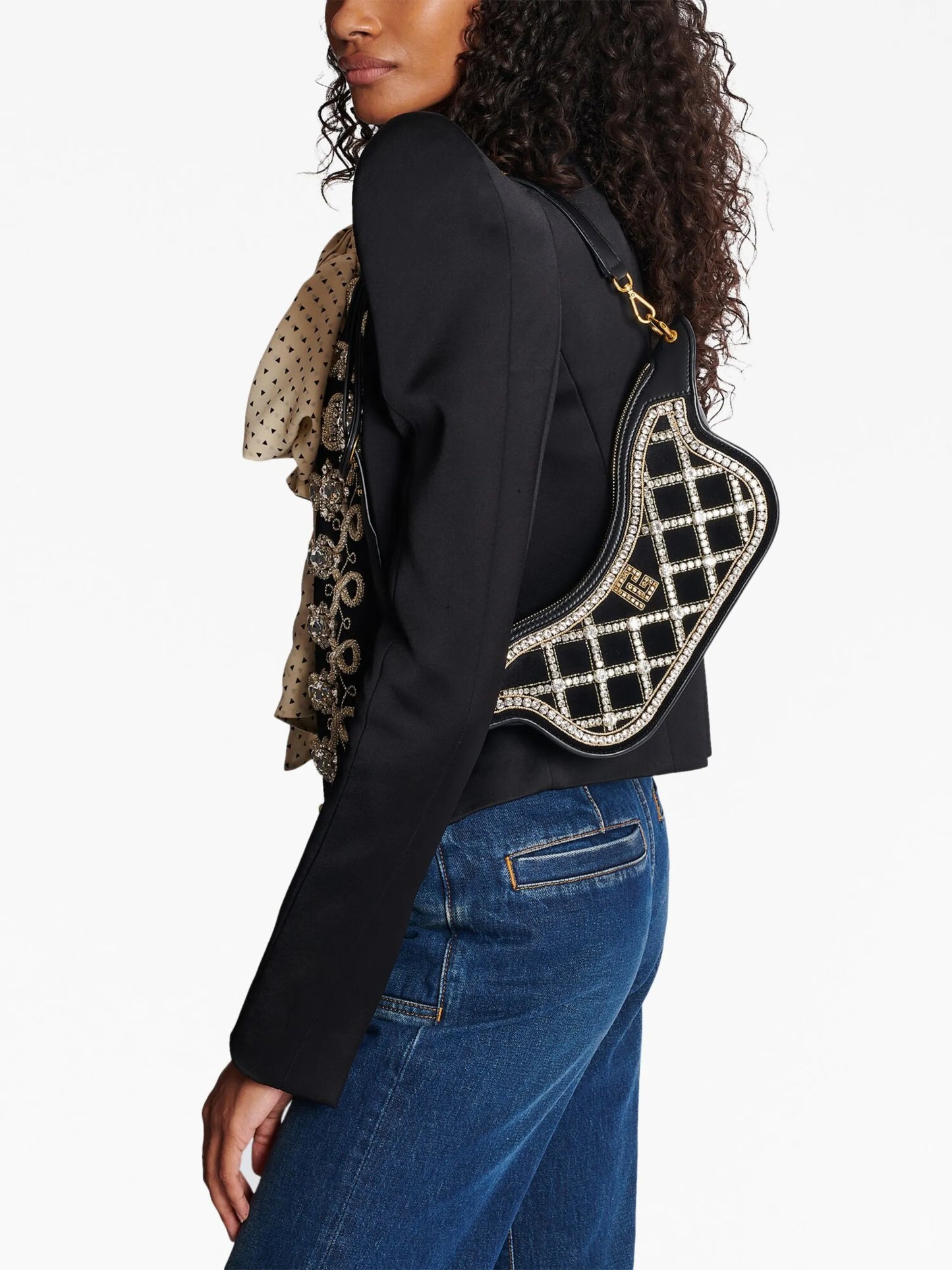 Blaze crystal-embellished shoulder bag