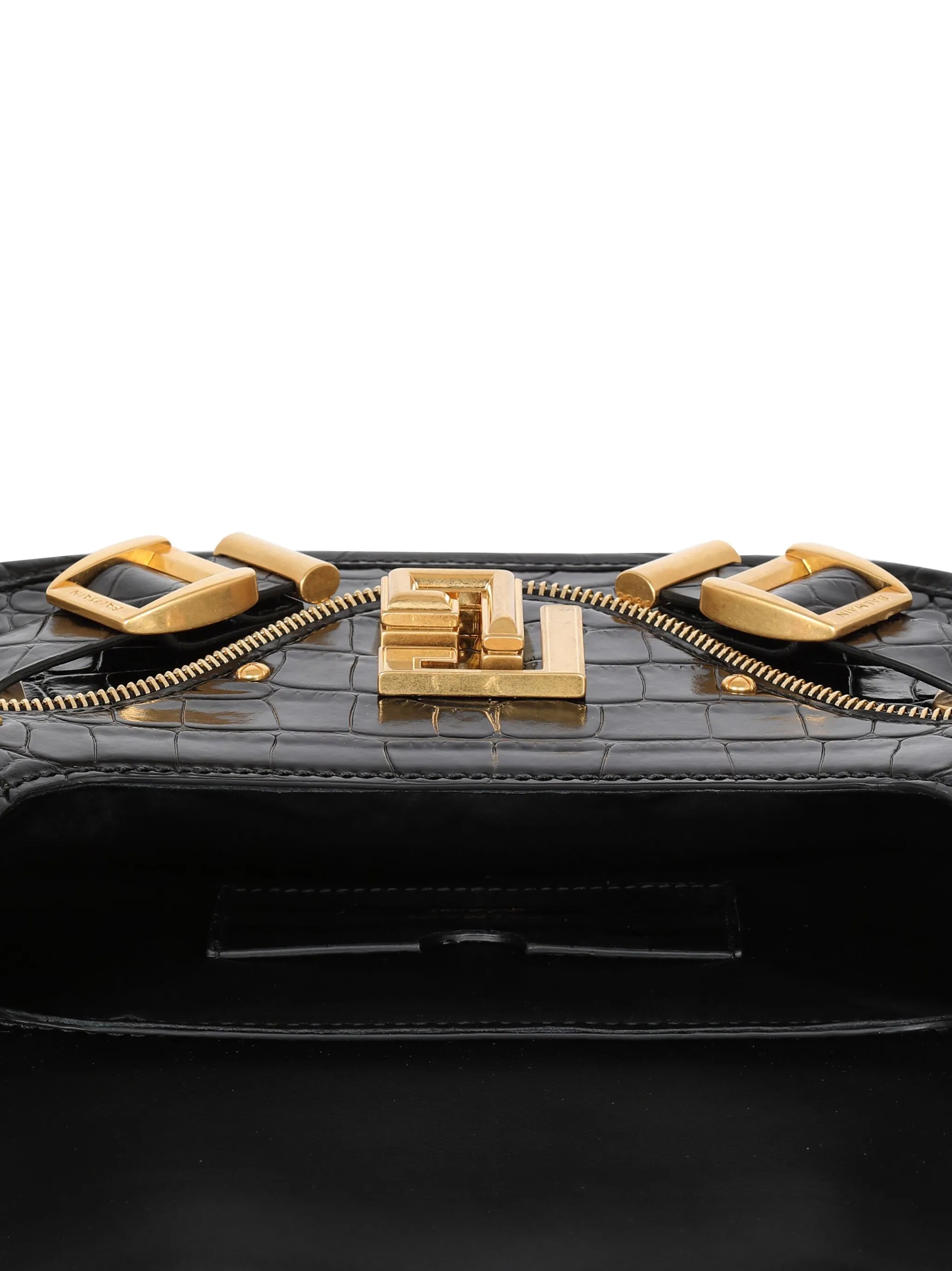 logo-plaque shoulder bag