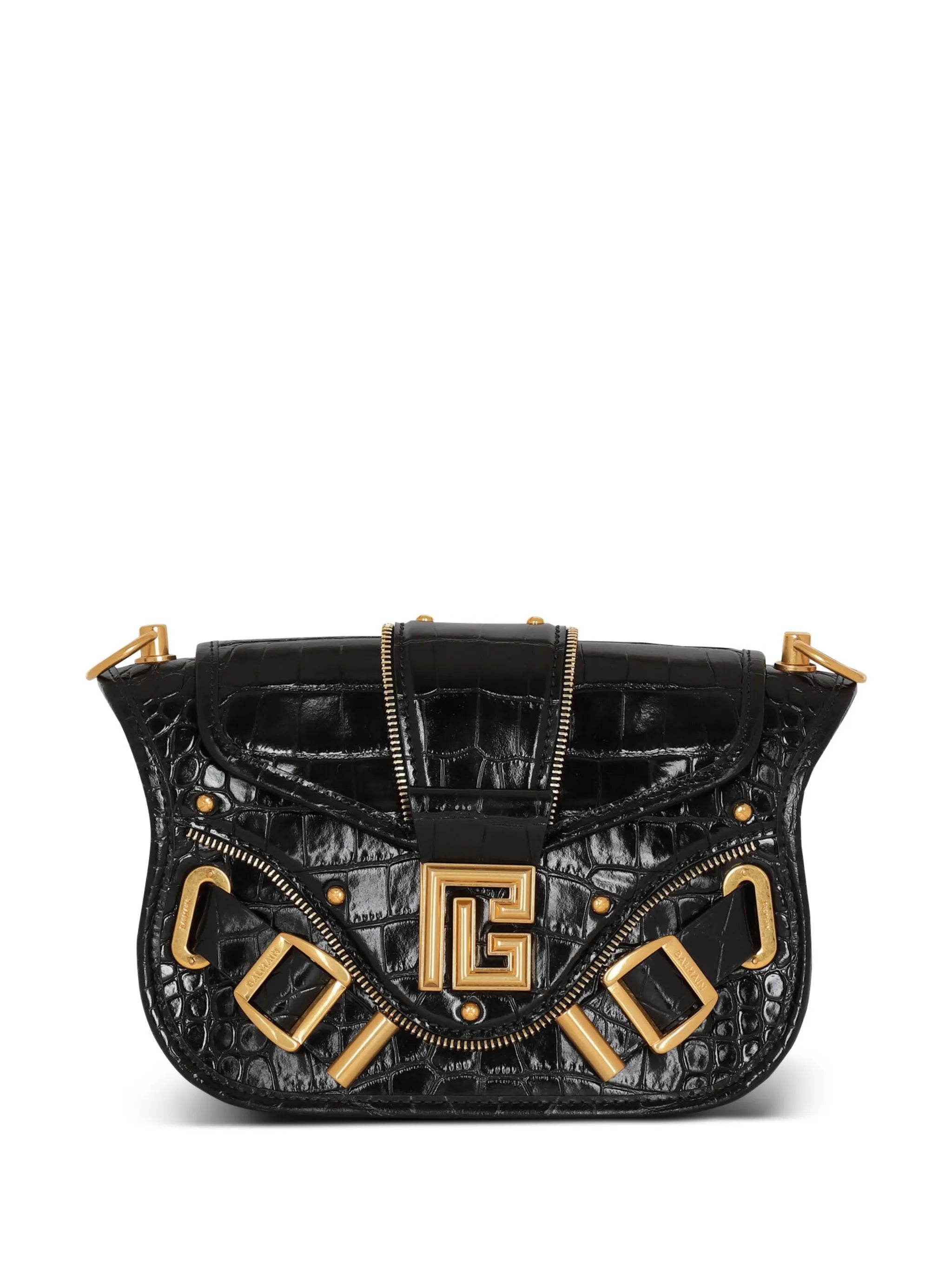 logo-plaque shoulder bag