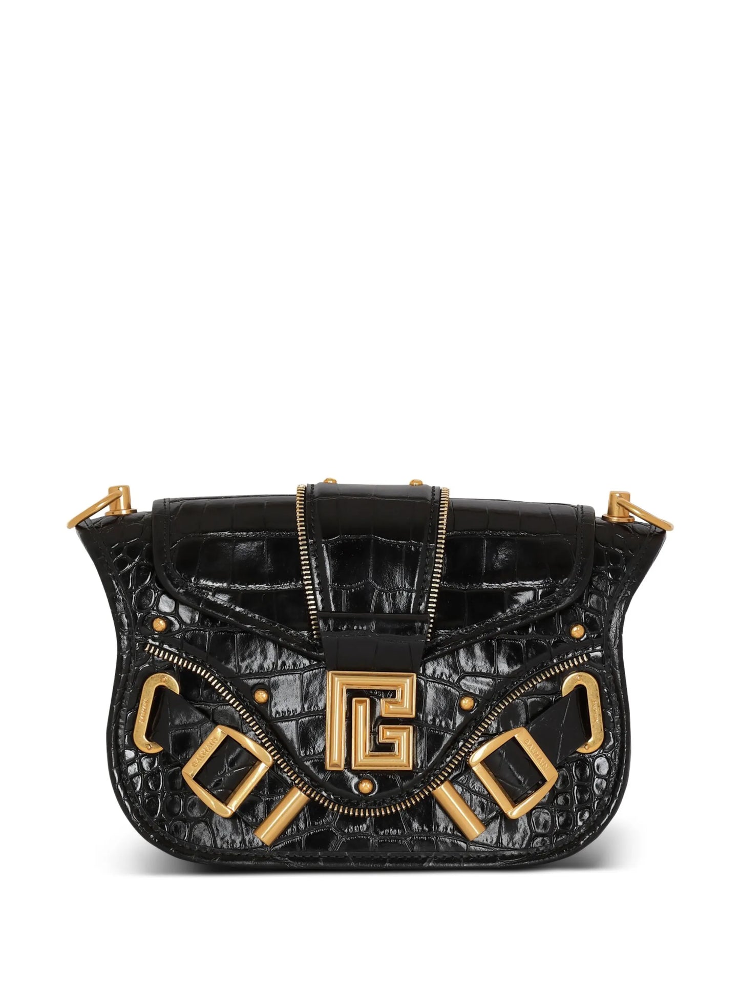 logo-plaque shoulder bag