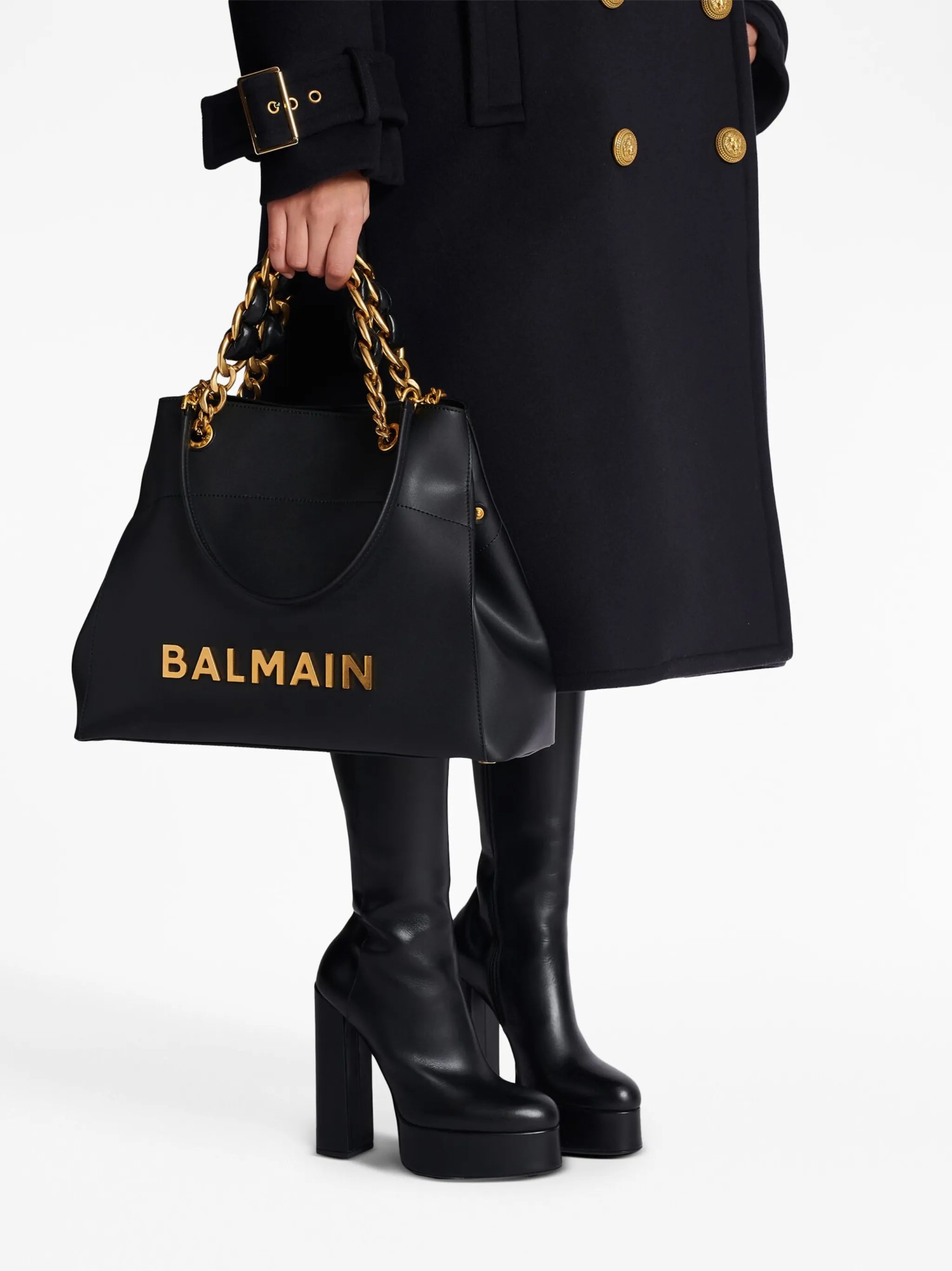logo-plaque tote bag
