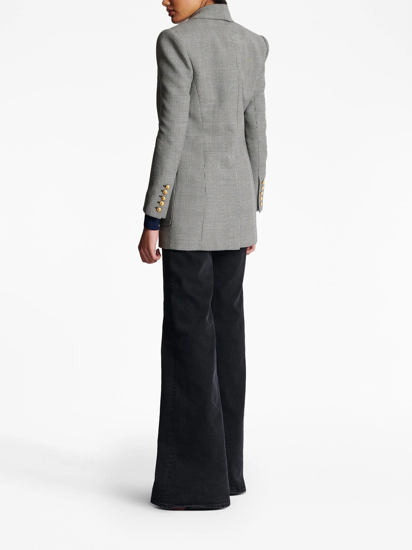 single-breasted wool blazer