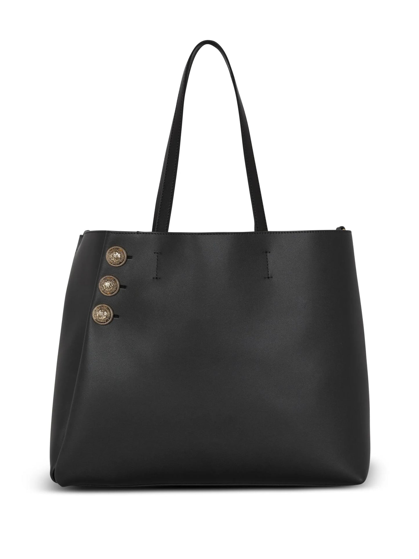 Emblème leather tote bag