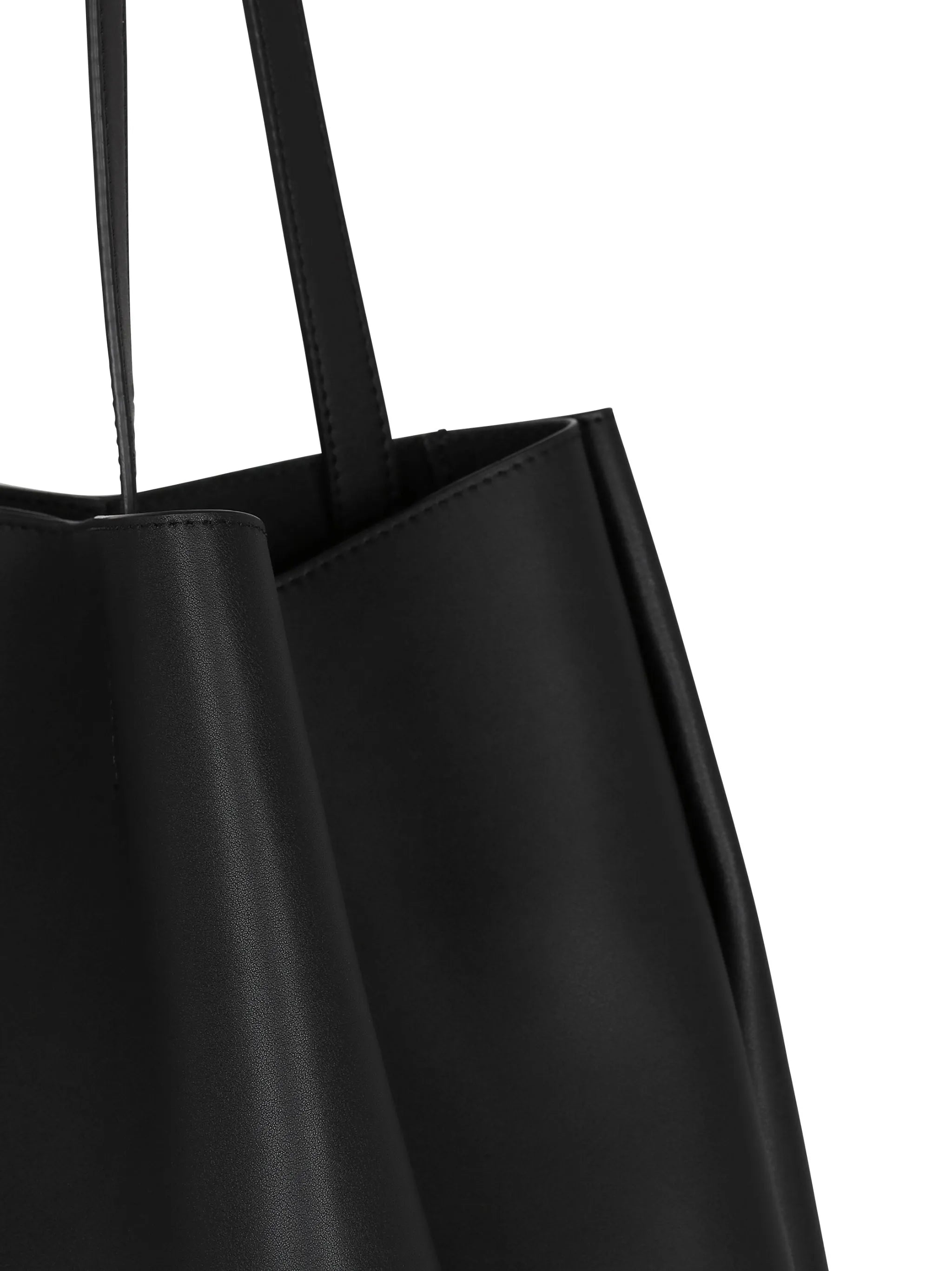 Emblème leather tote bag