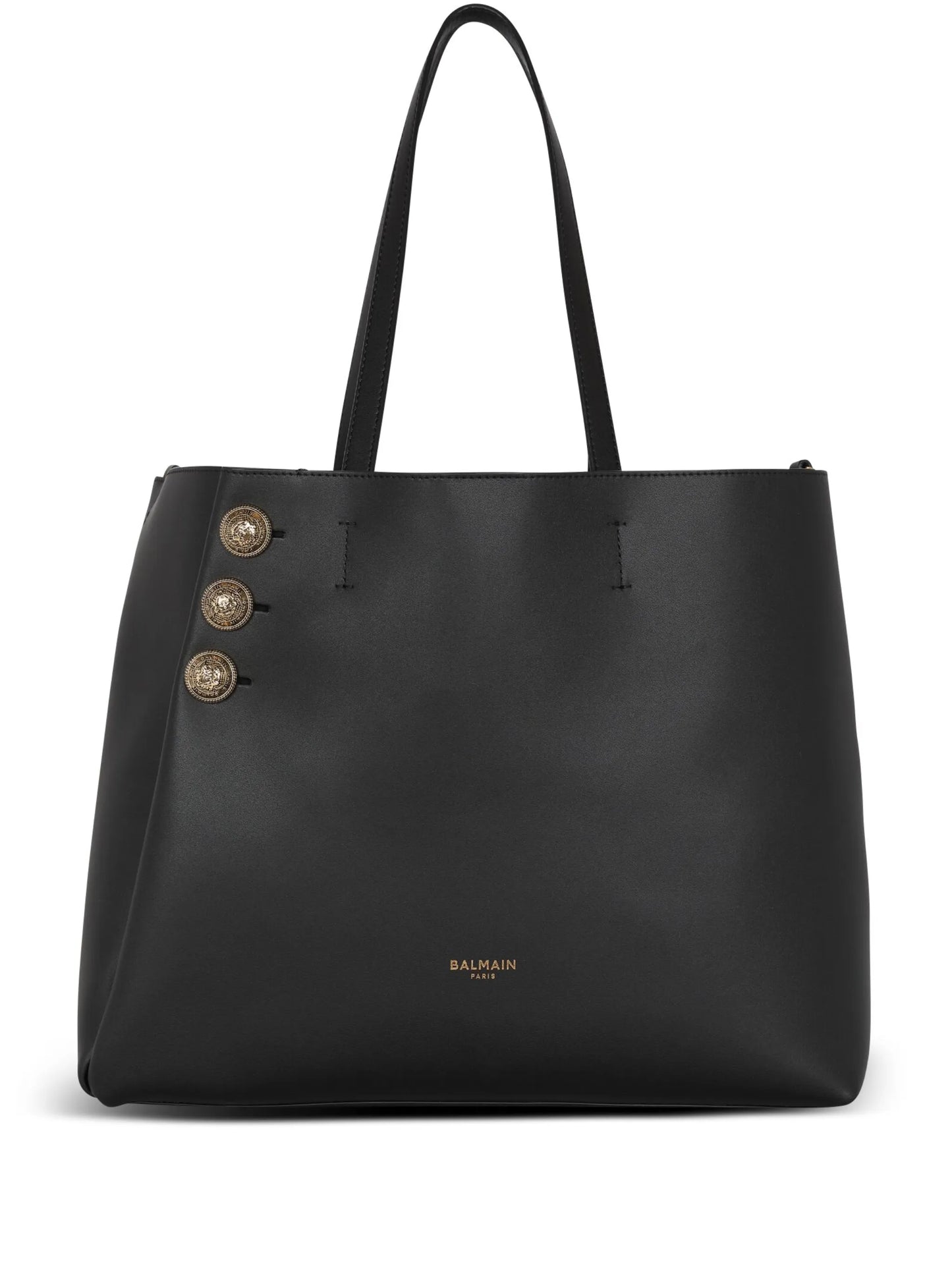 Emblème leather tote bag
