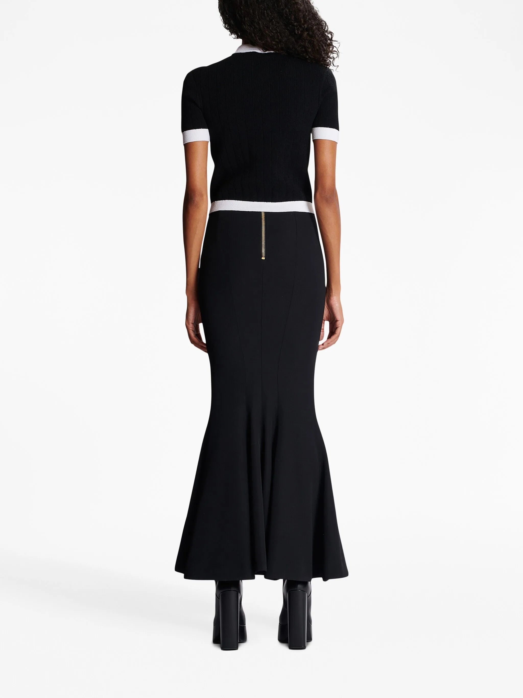 short-sleeve cropped cardigan