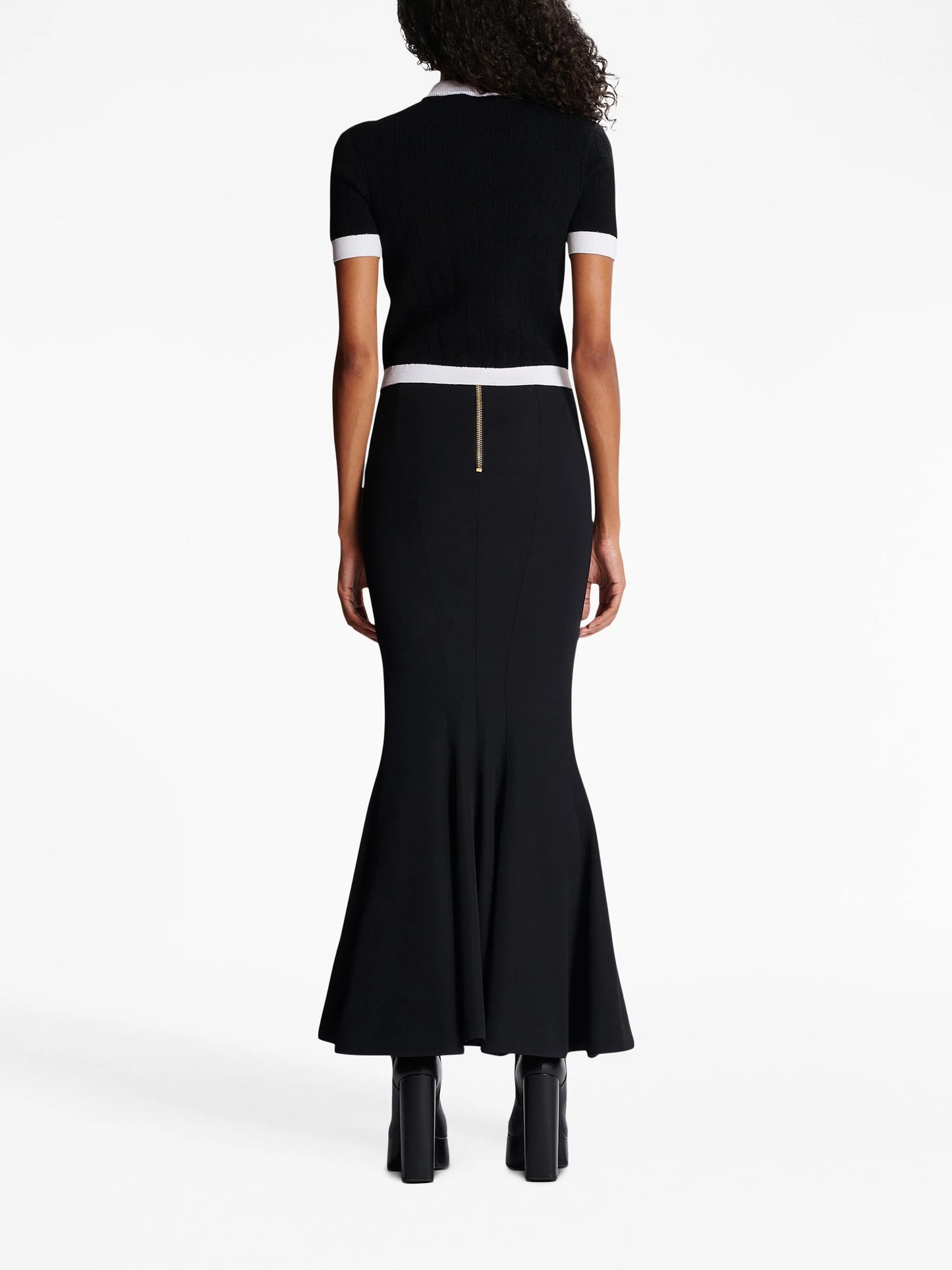 short-sleeve cropped cardigan