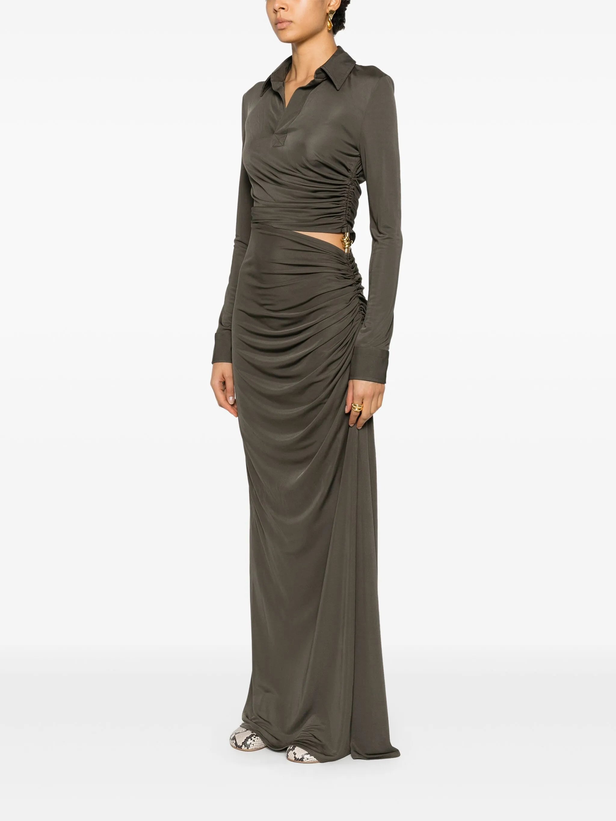 cut-out maxi dress