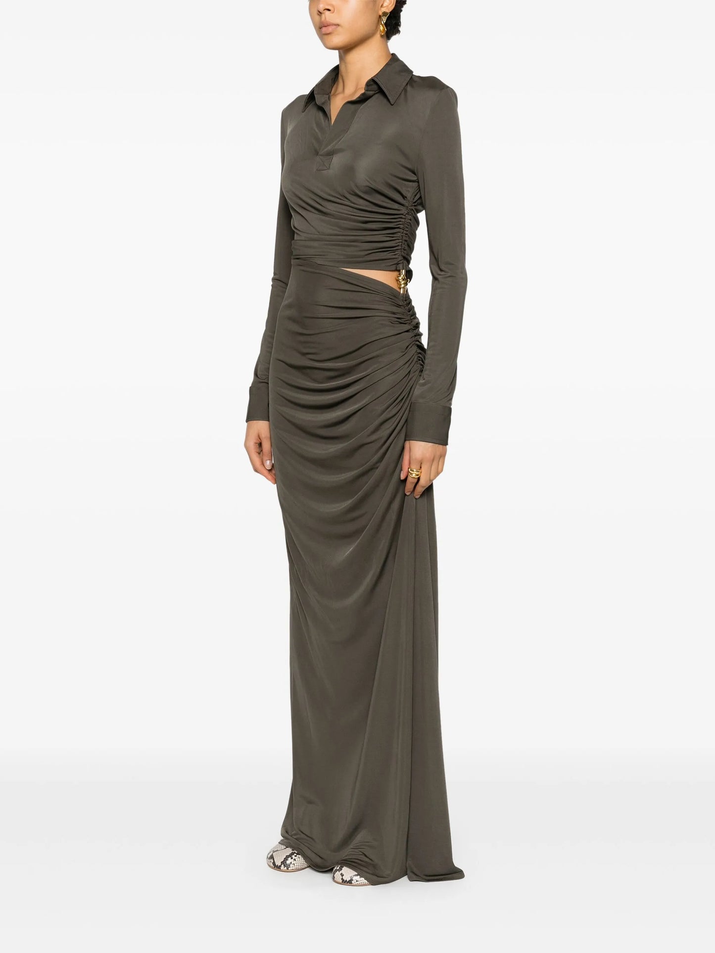 cut-out maxi dress