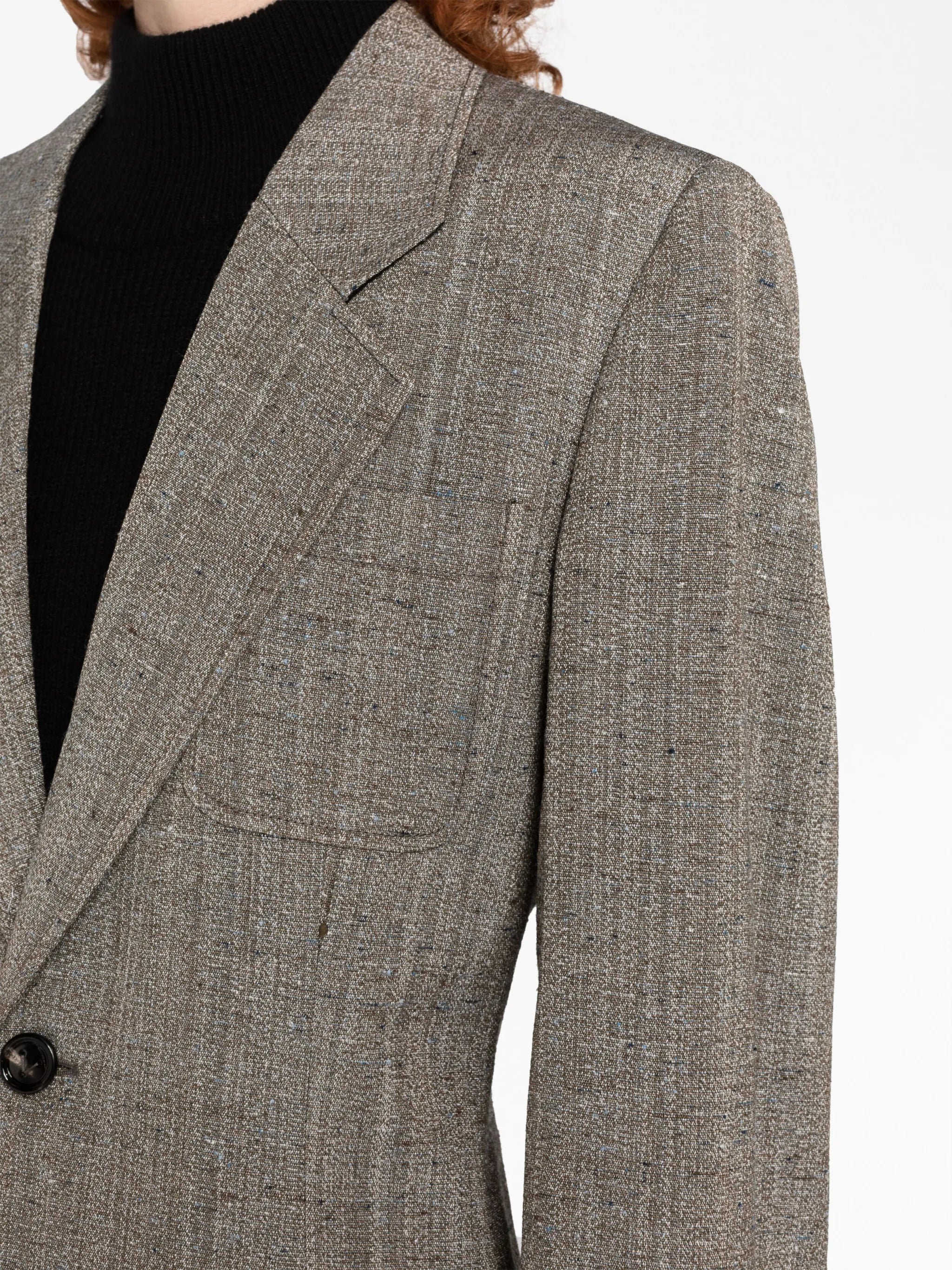 single-breasted blazer