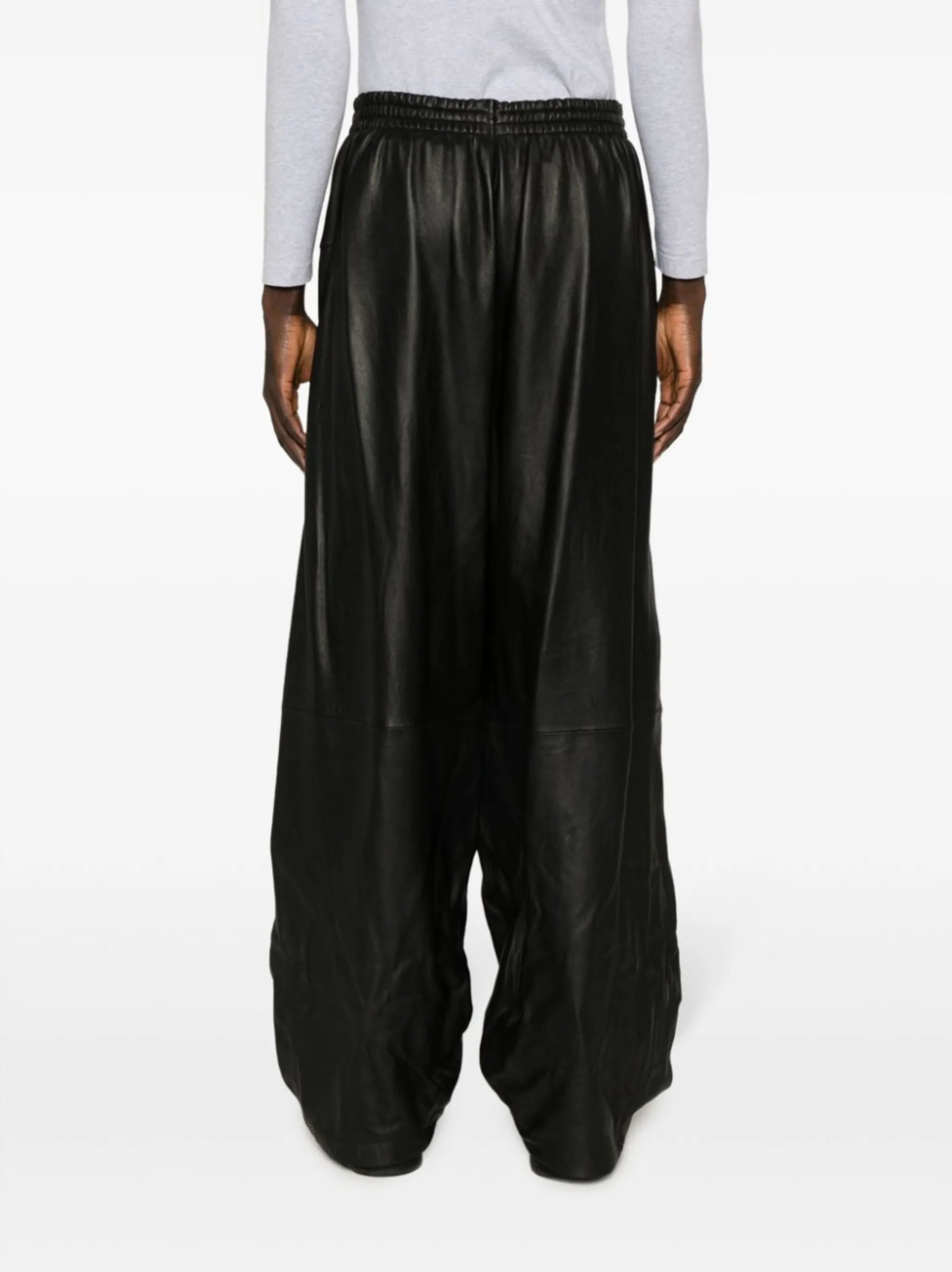 3B Sports Icon leather track trousers