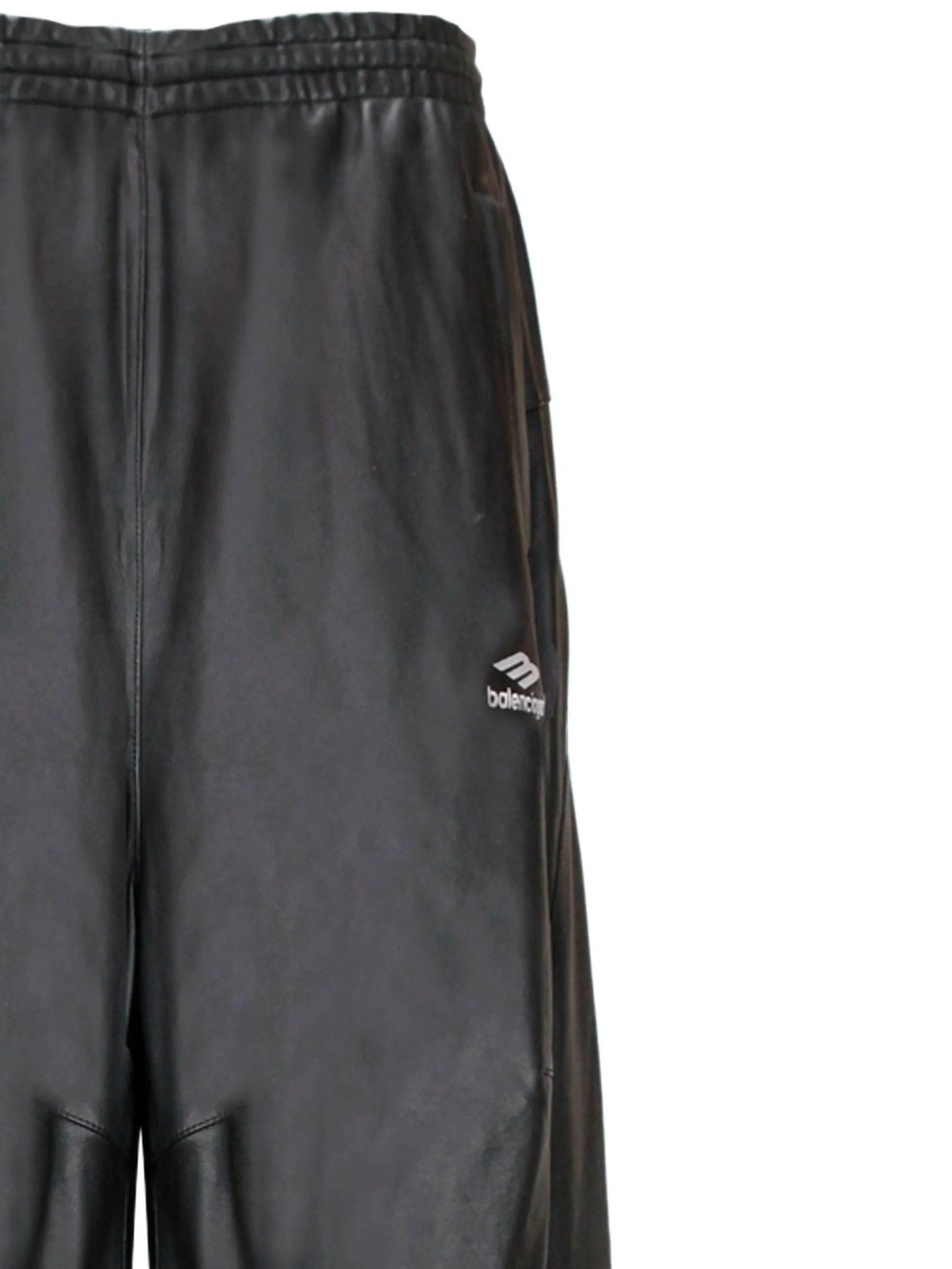 3B Sports Icon leather track trousers