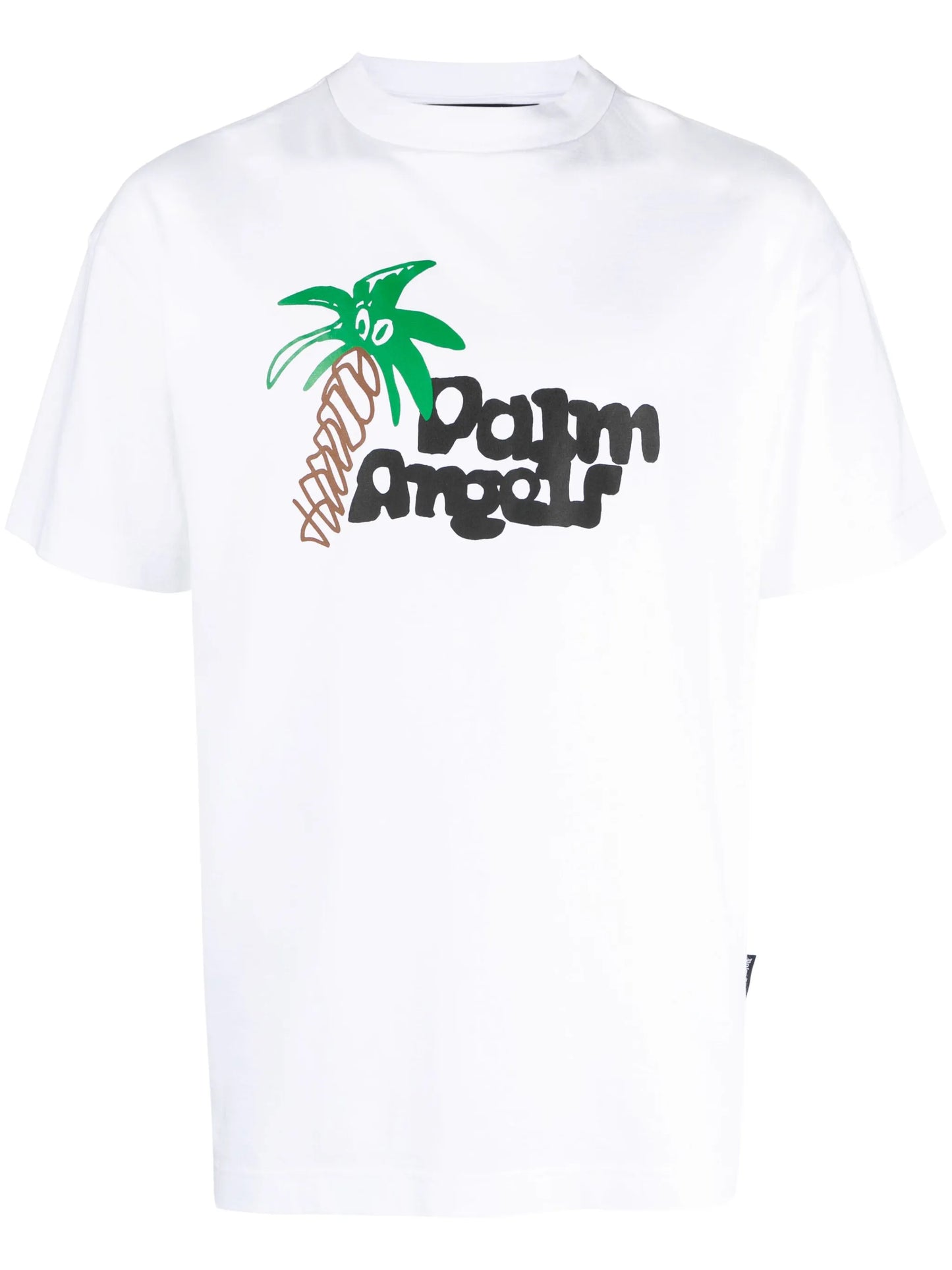 Sketchy-print cotton T-shirt