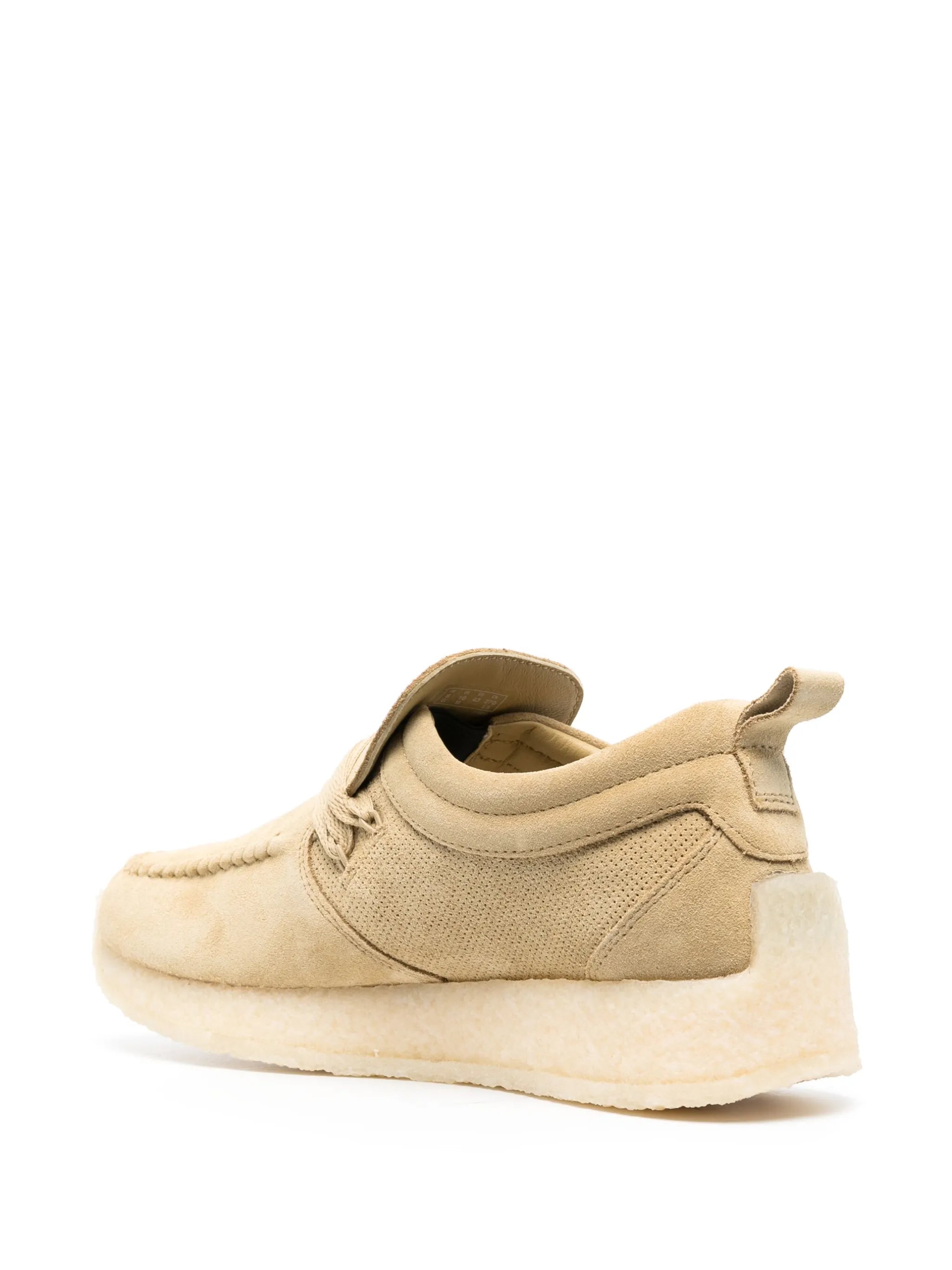 lace-up suede loafers