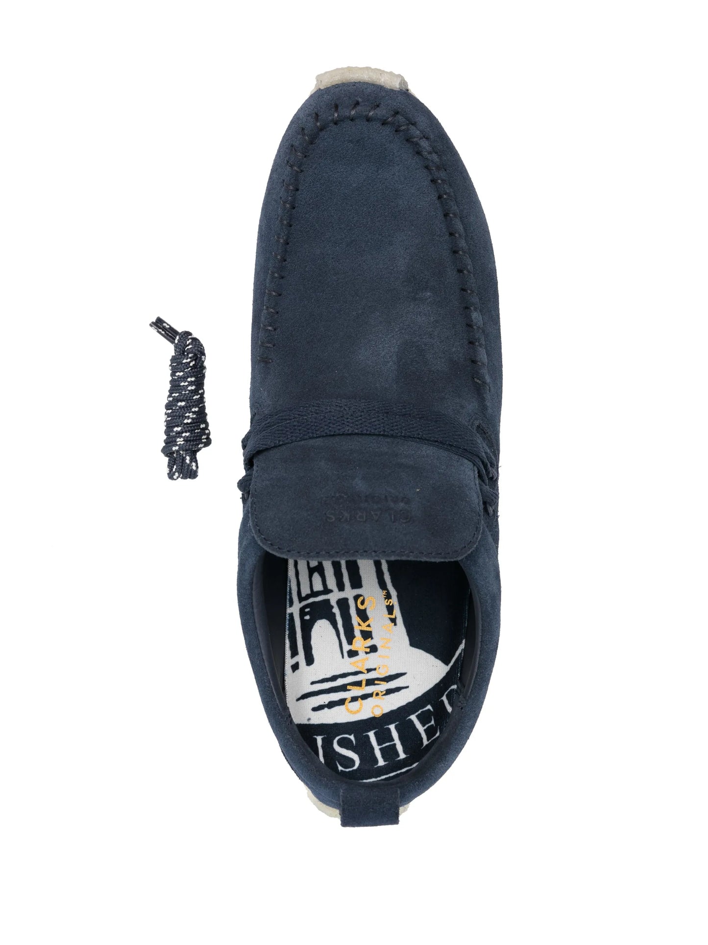 lace-up suede loafers