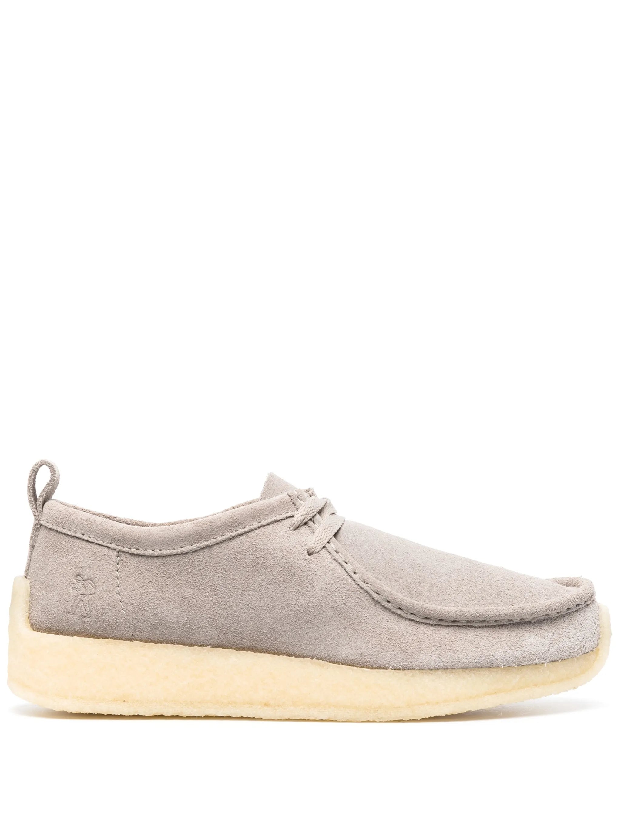 lace-up suede loafers