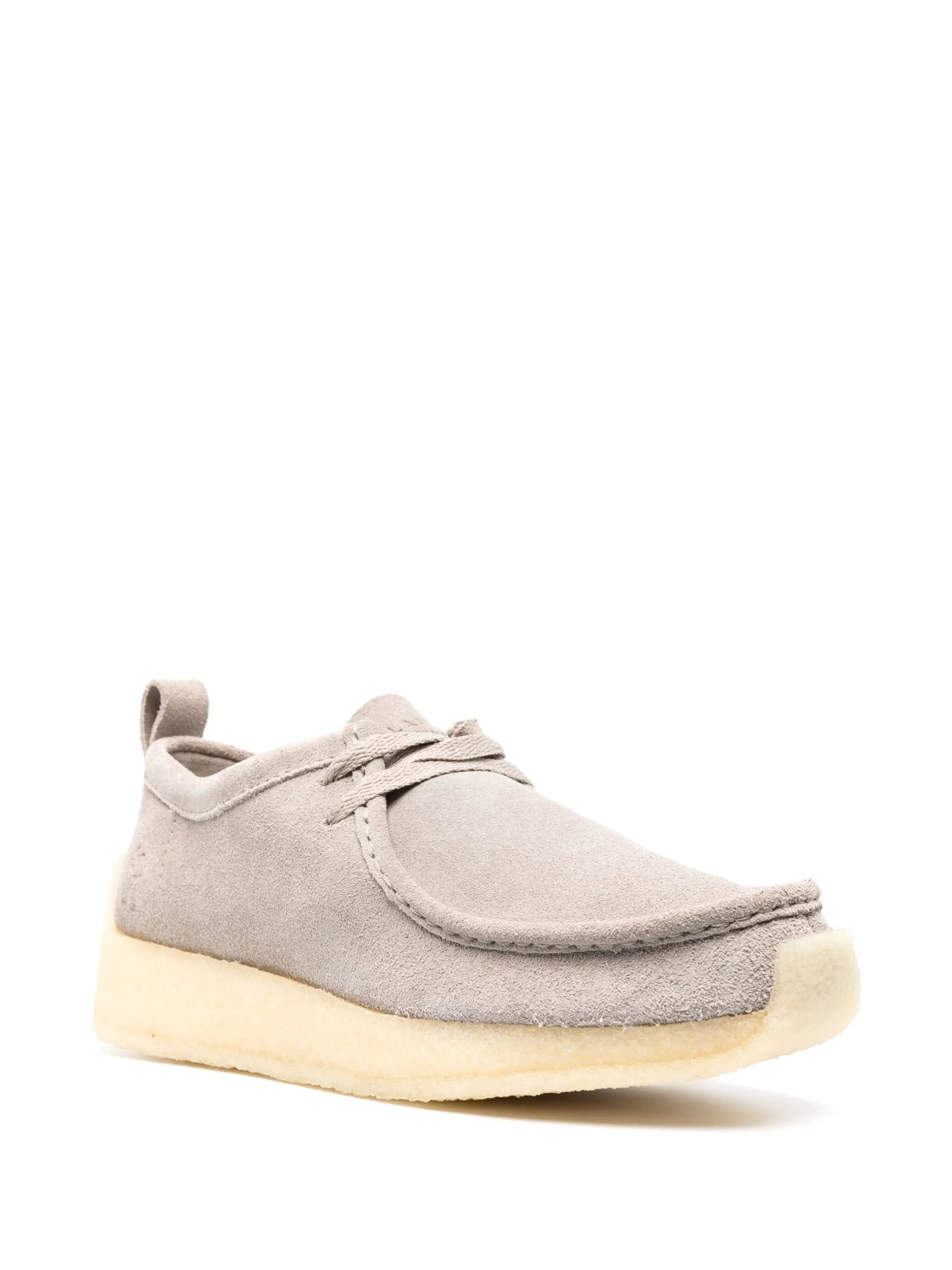 lace-up suede loafers