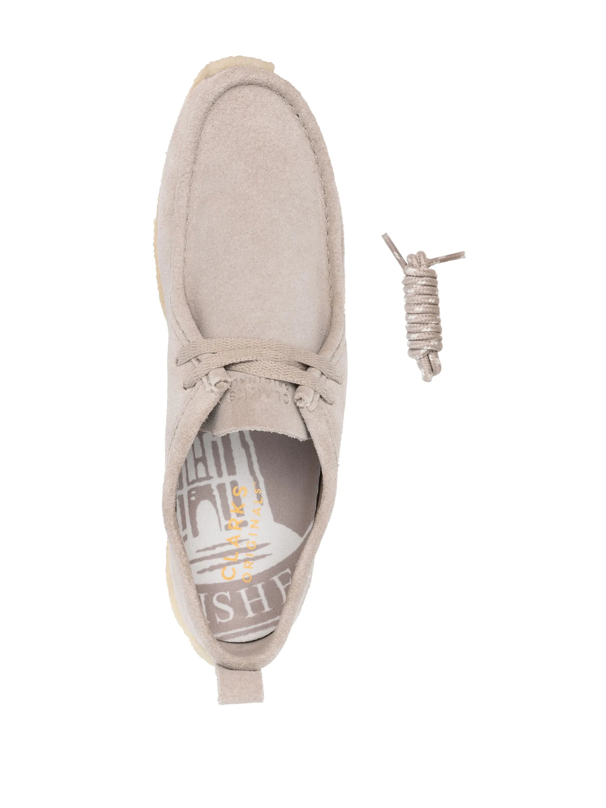 lace-up suede loafers