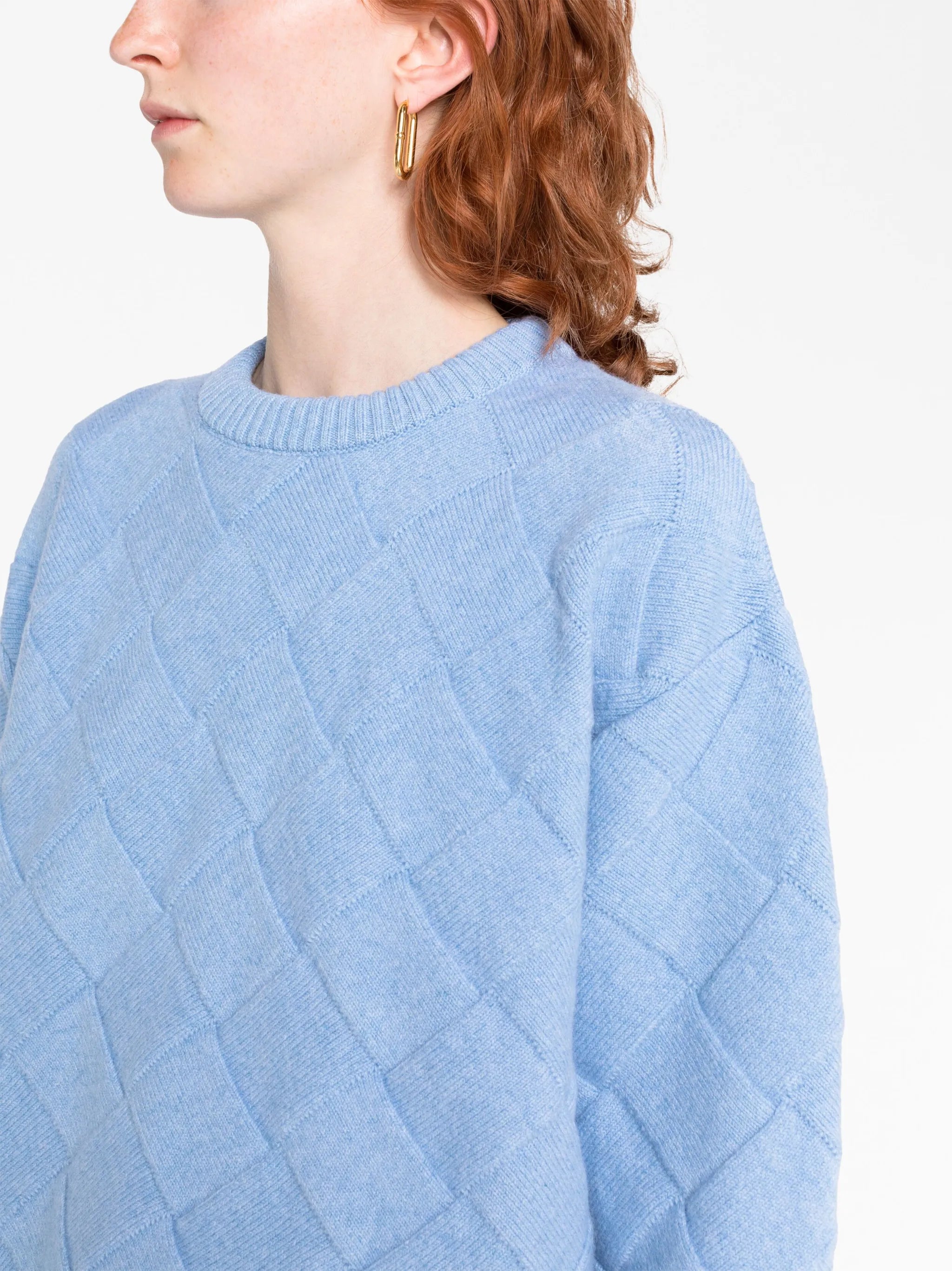 Intreccio wool-blend jumper