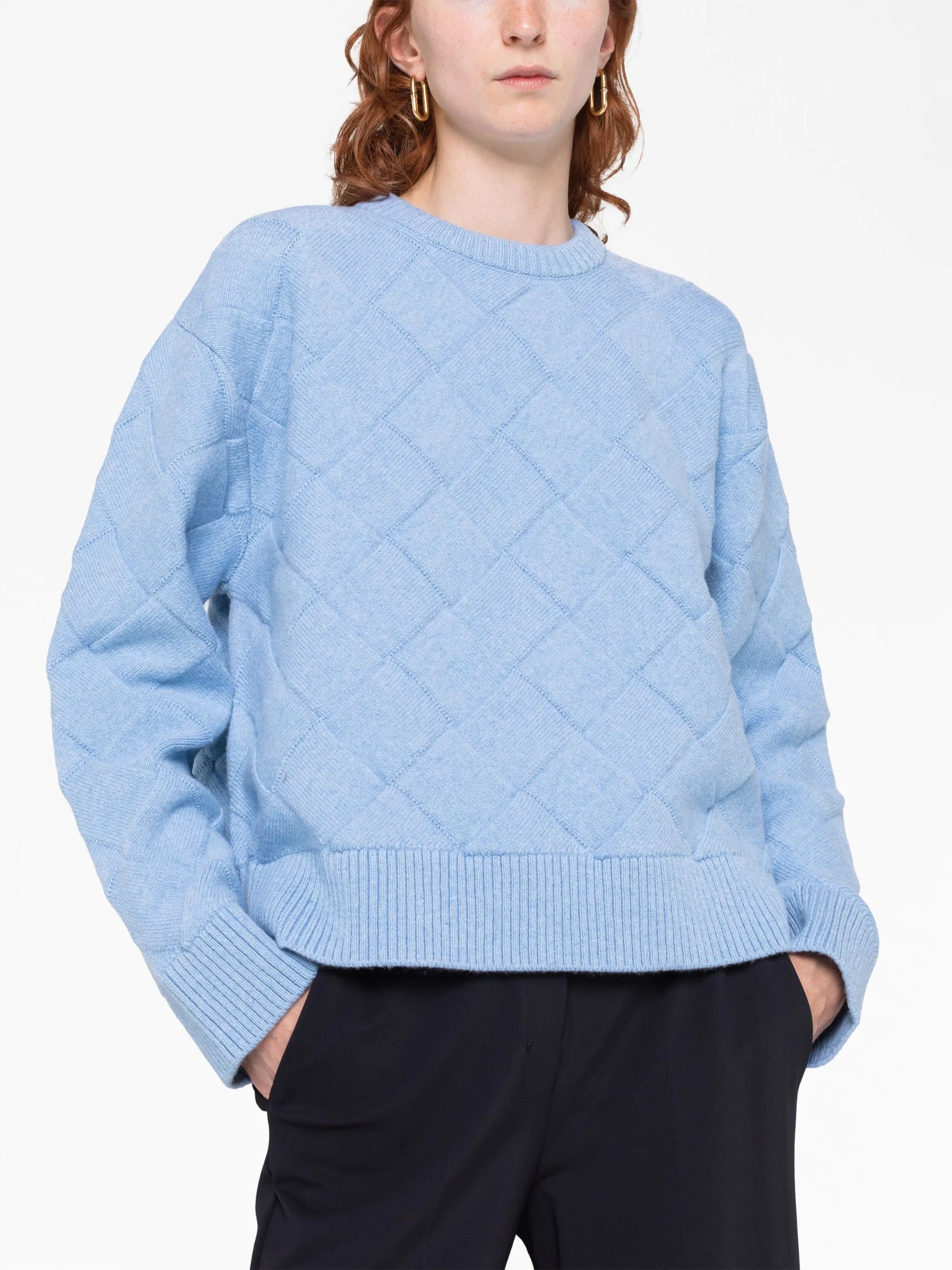 Intreccio wool-blend jumper