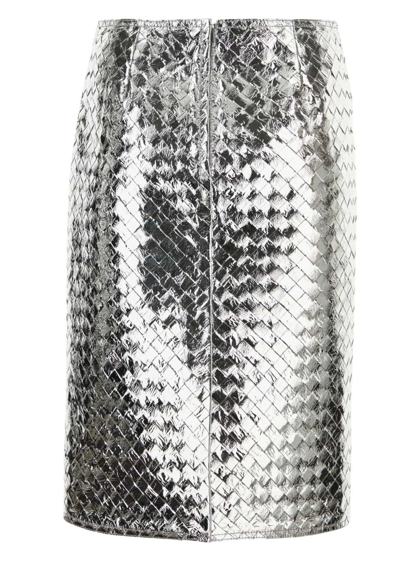 Intrecciato pencil skirt